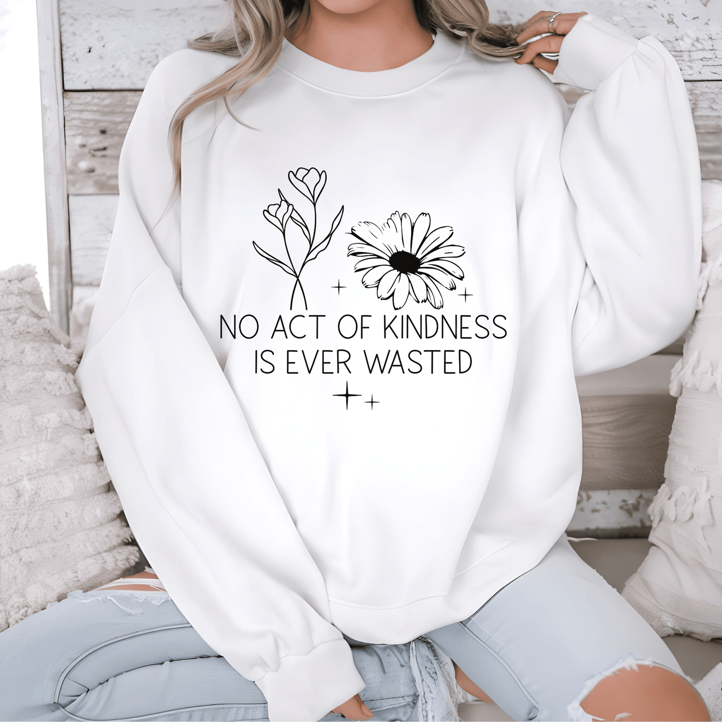 Wildflower Sweatshirt - Butterfly Sweats