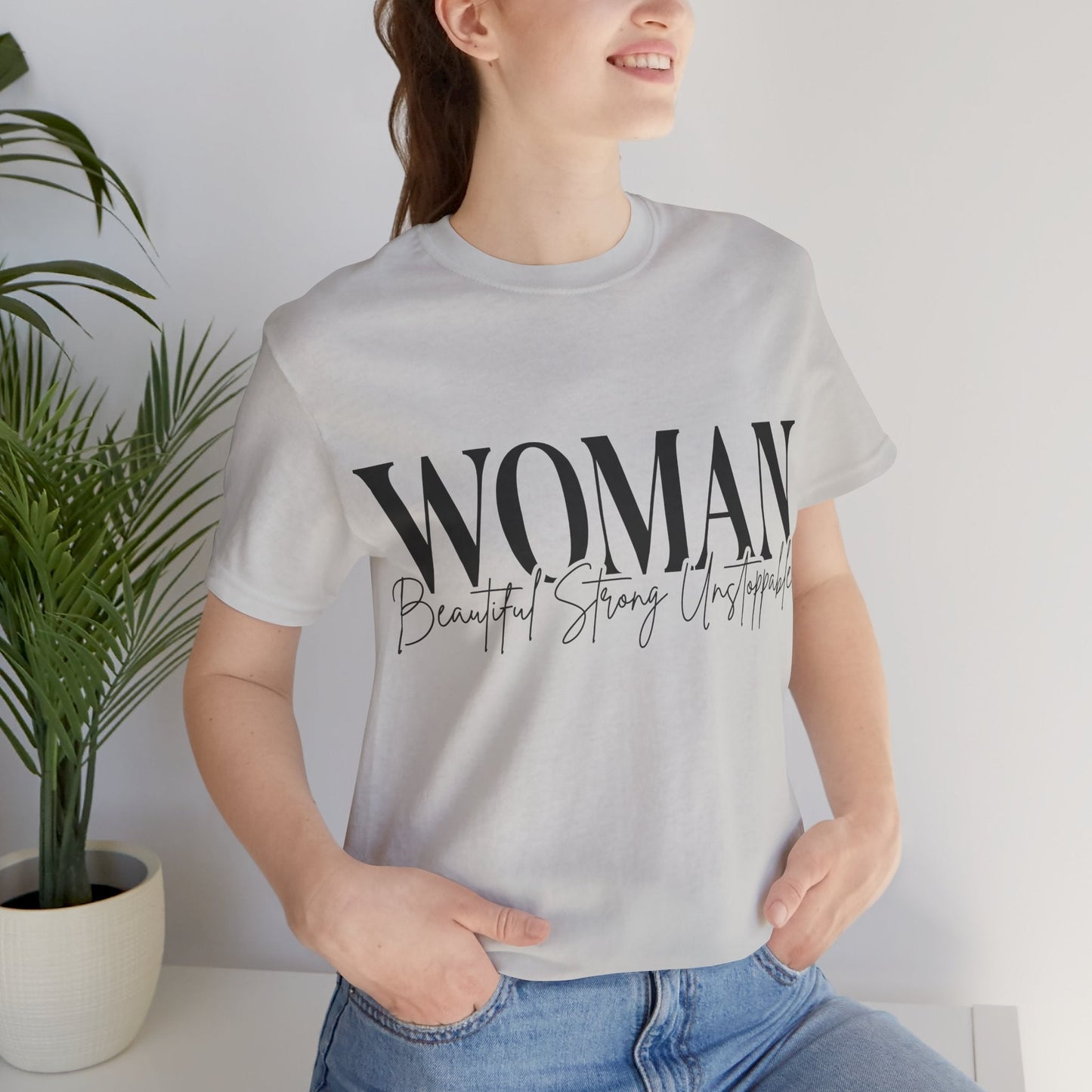 Woman Beautiful Strong T-shirt - Butterfly Sweats
