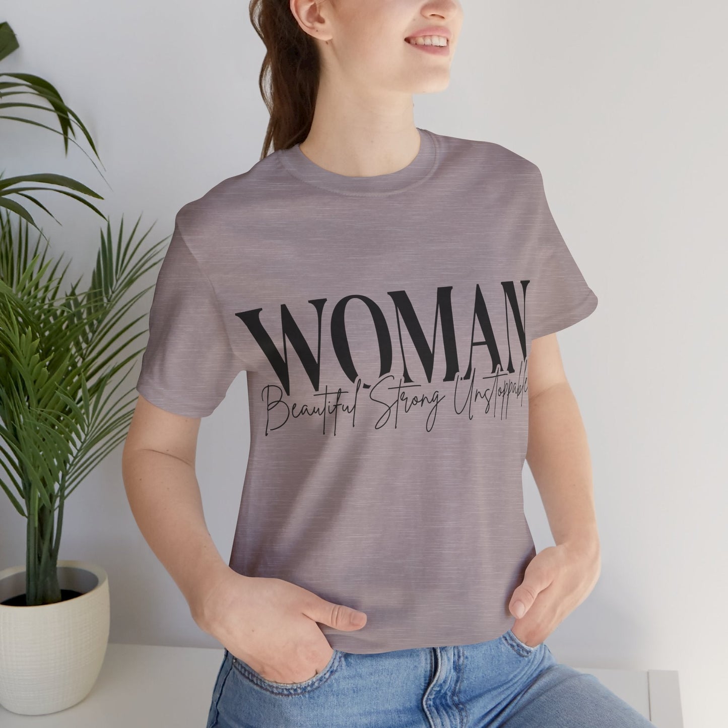 Woman Beautiful Strong T-shirt - Butterfly Sweats