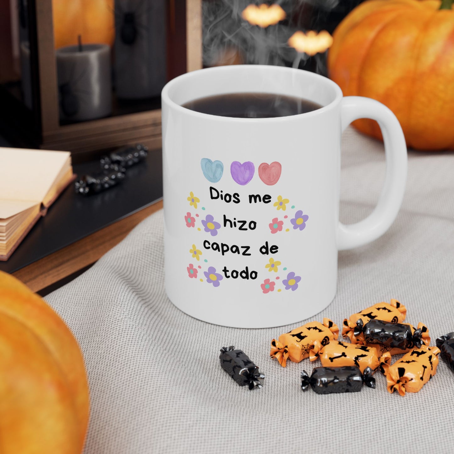 Ceramic Mug - Dios Me Hizo Capaz De Todo