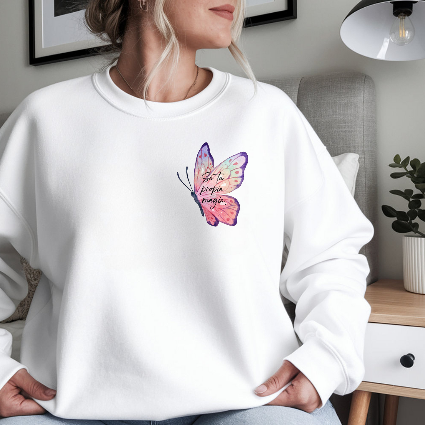 Butterfly Dreams Crewneck Sweatshirt - Sueña en grande