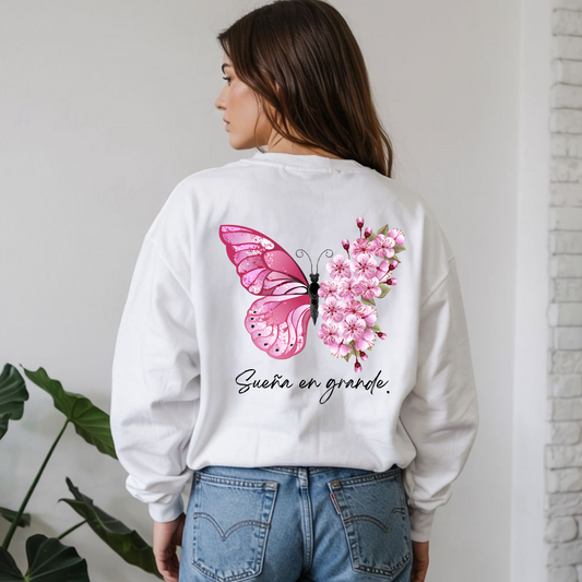 Butterfly Dreams Crewneck Sweatshirt - Sueña en grande