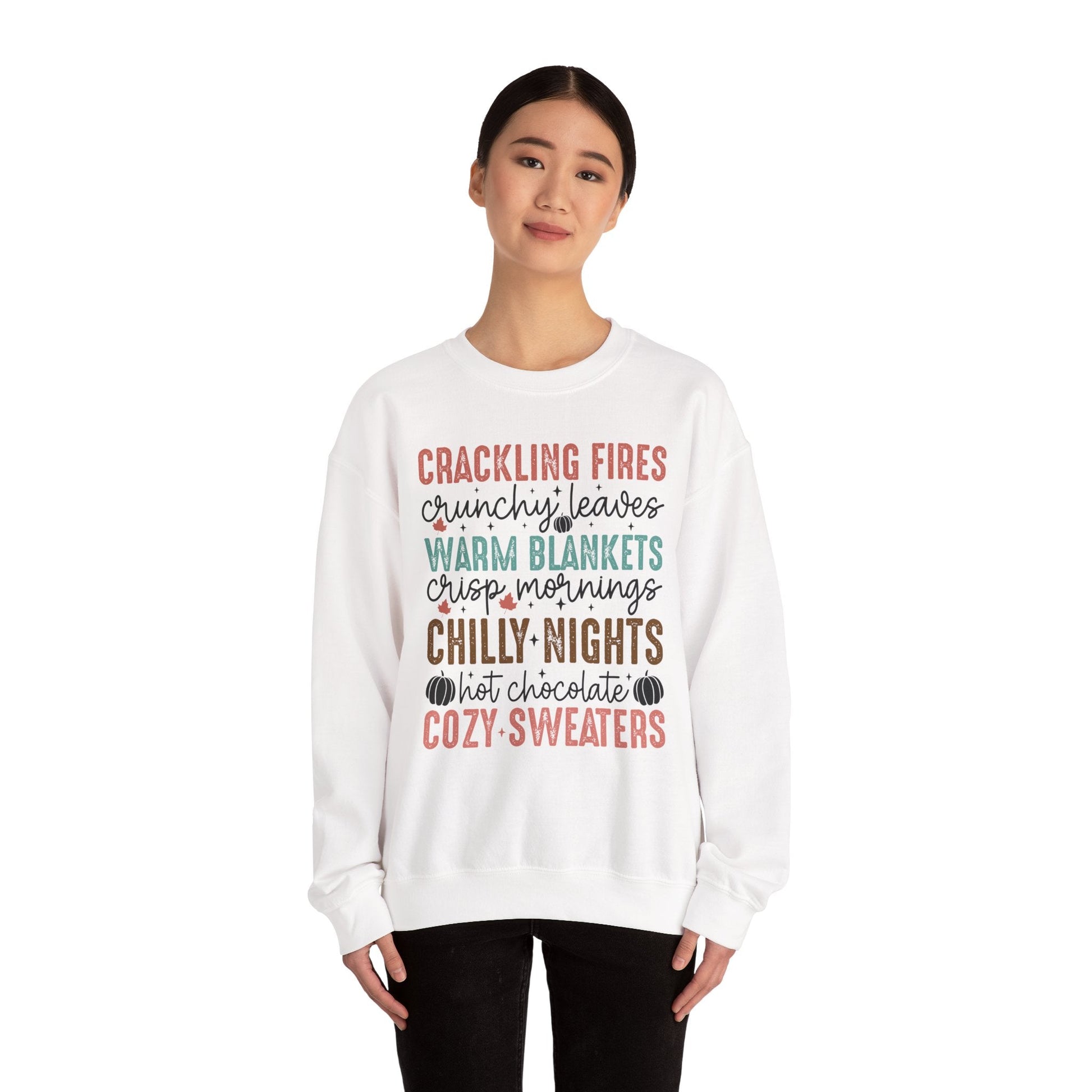 Cozy Autumn Crewneck Sweatshirt - Auralma Store