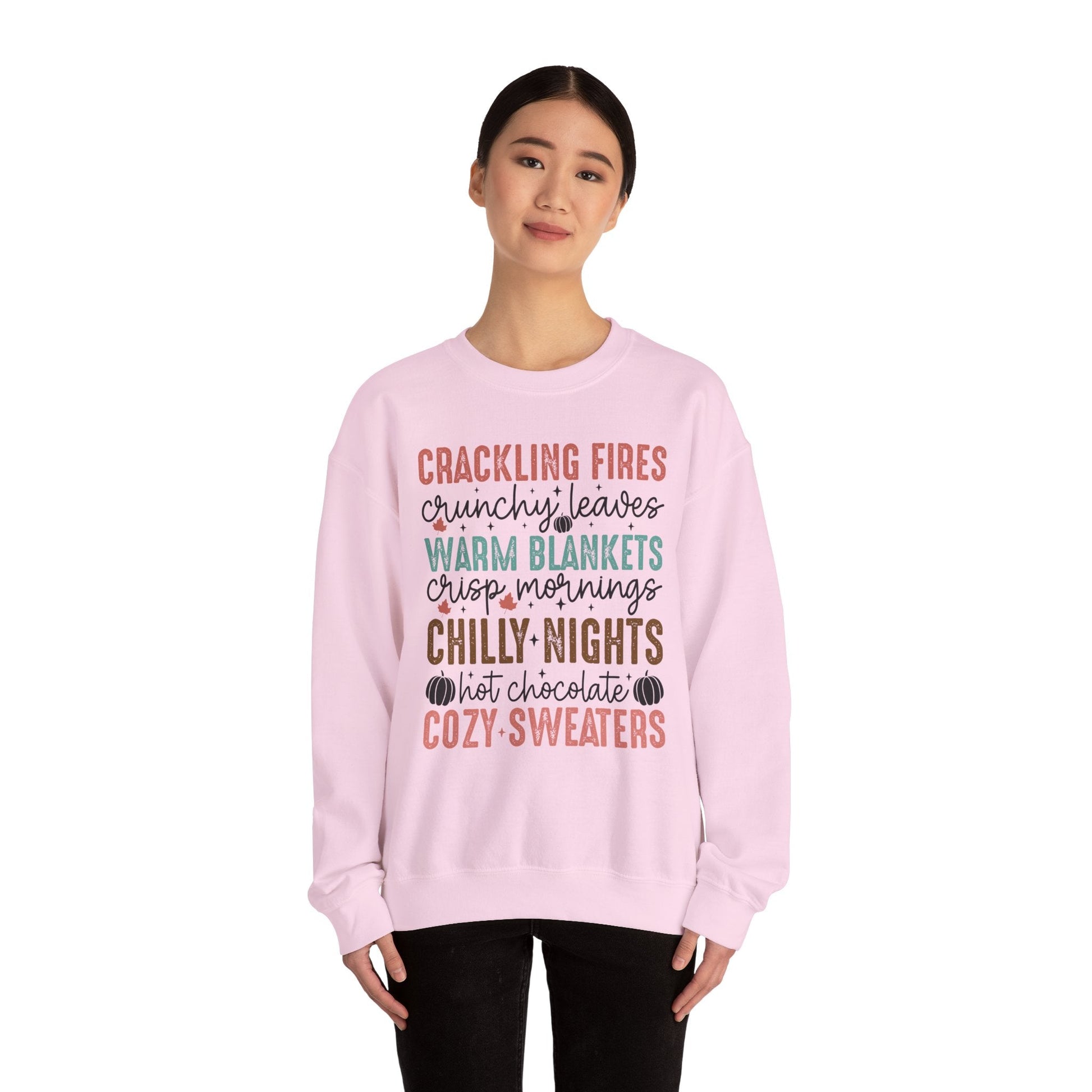 Cozy Autumn Crewneck Sweatshirt - Auralma Store