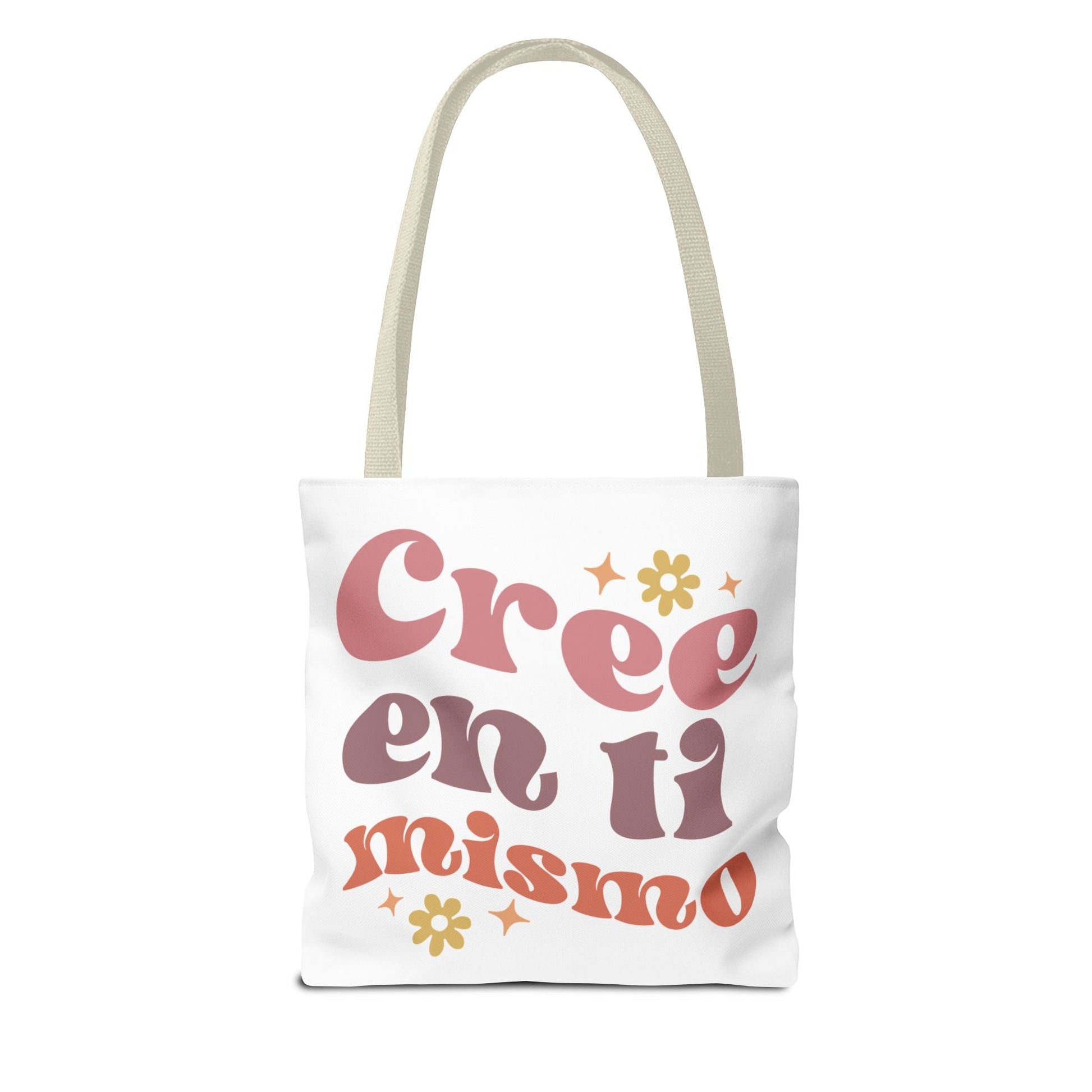 Cree en ti mismo - Motivational Tote Bag - Auralma Store
