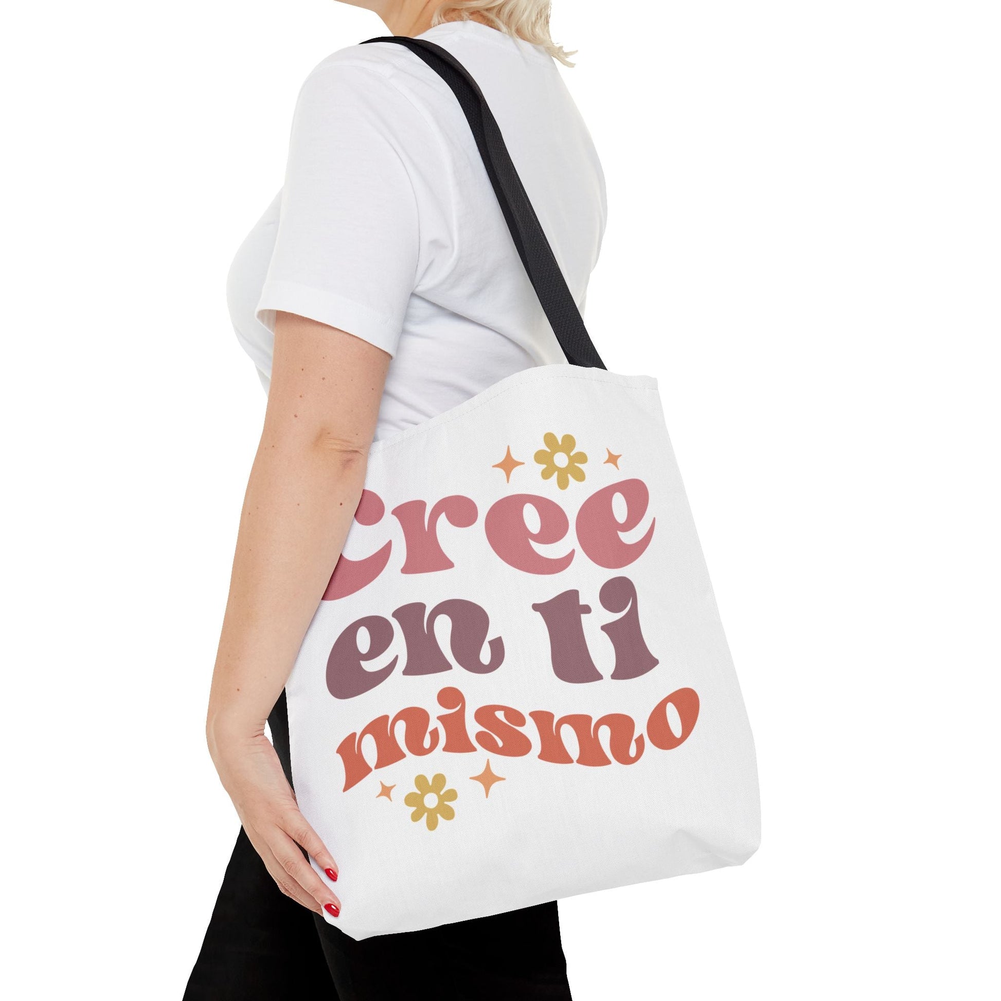 Cree en ti mismo - Motivational Tote Bag - Auralma Store