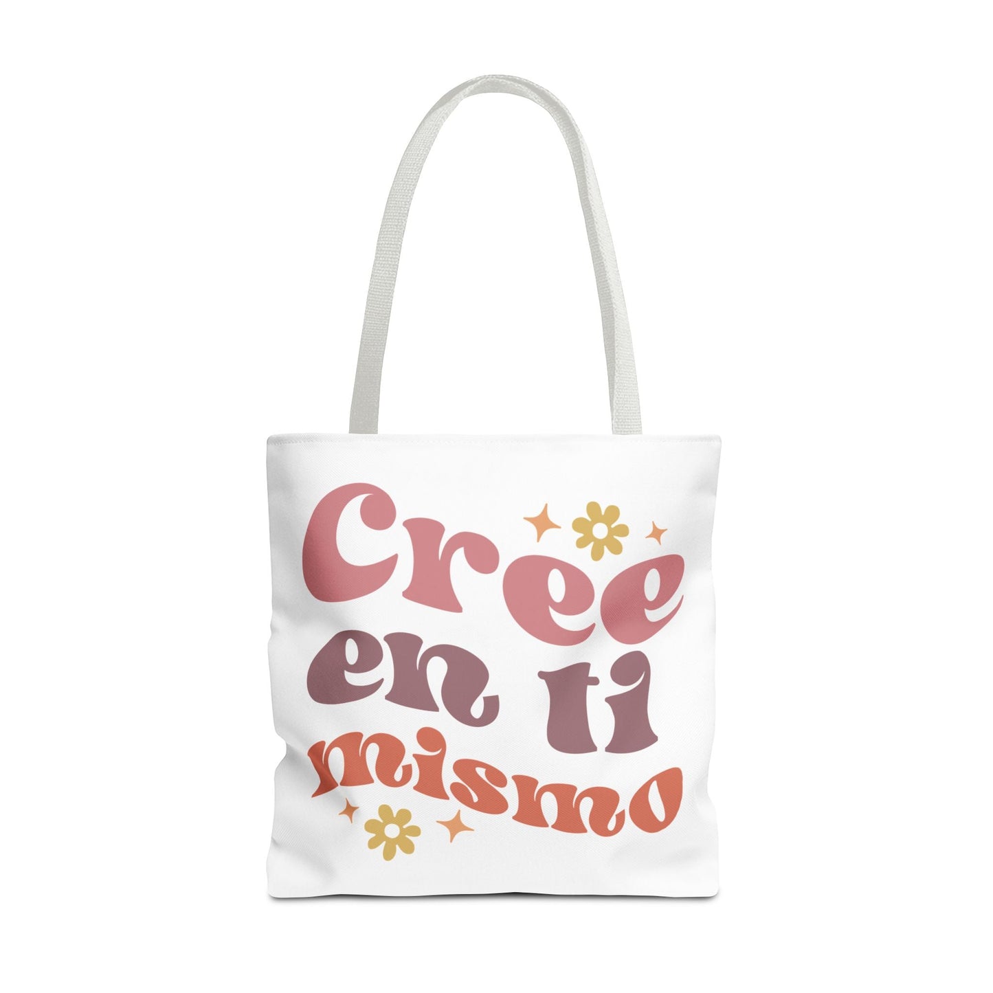 Cree en ti mismo - Motivational Tote Bag - Auralma Store