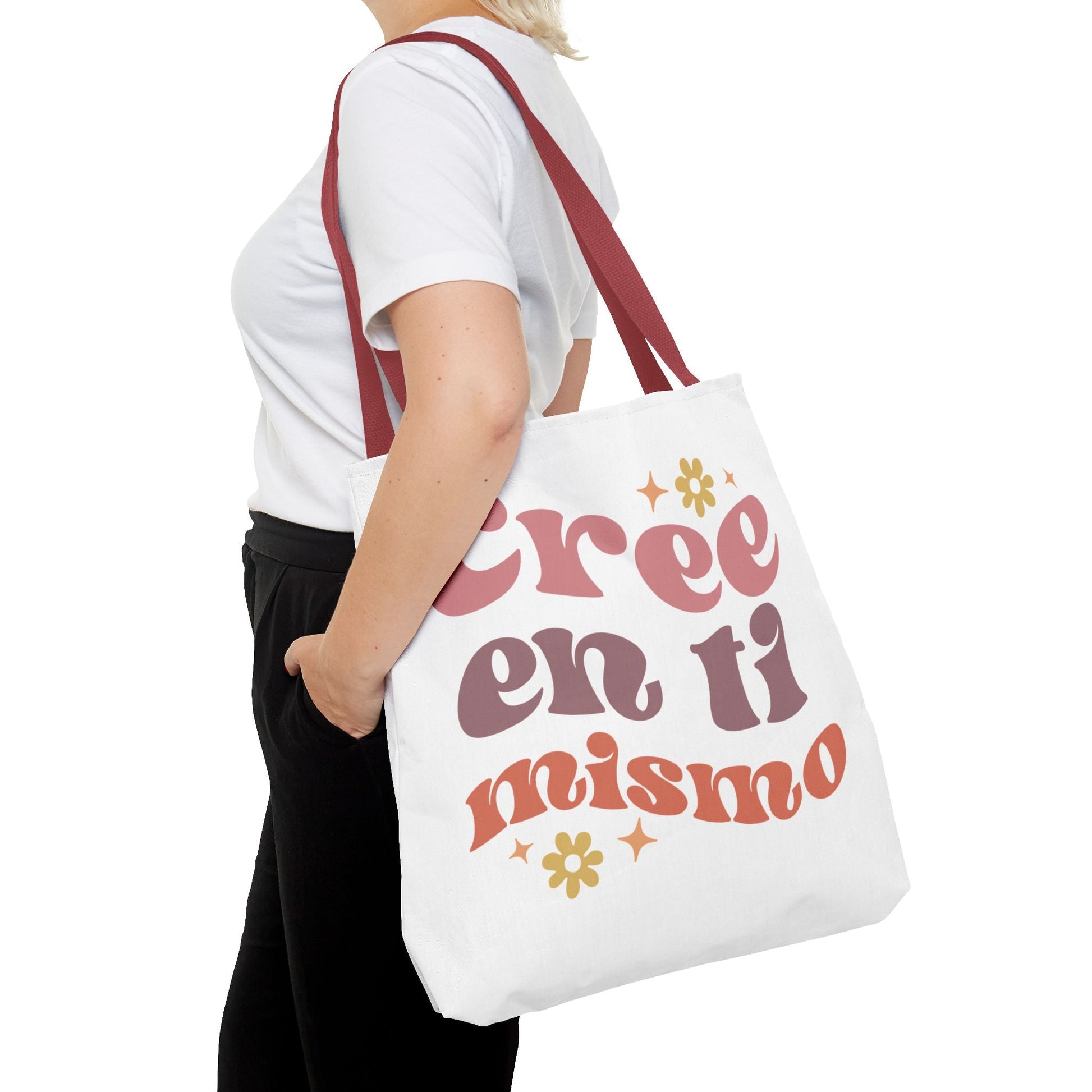 Cree en ti mismo - Motivational Tote Bag - Auralma Store