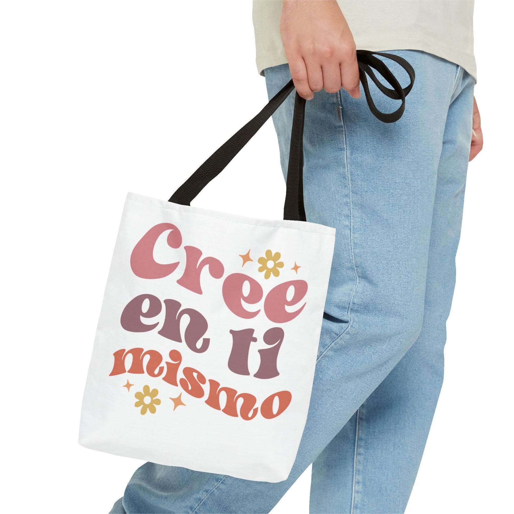 Cree en ti mismo - Motivational Tote Bag - Auralma Store