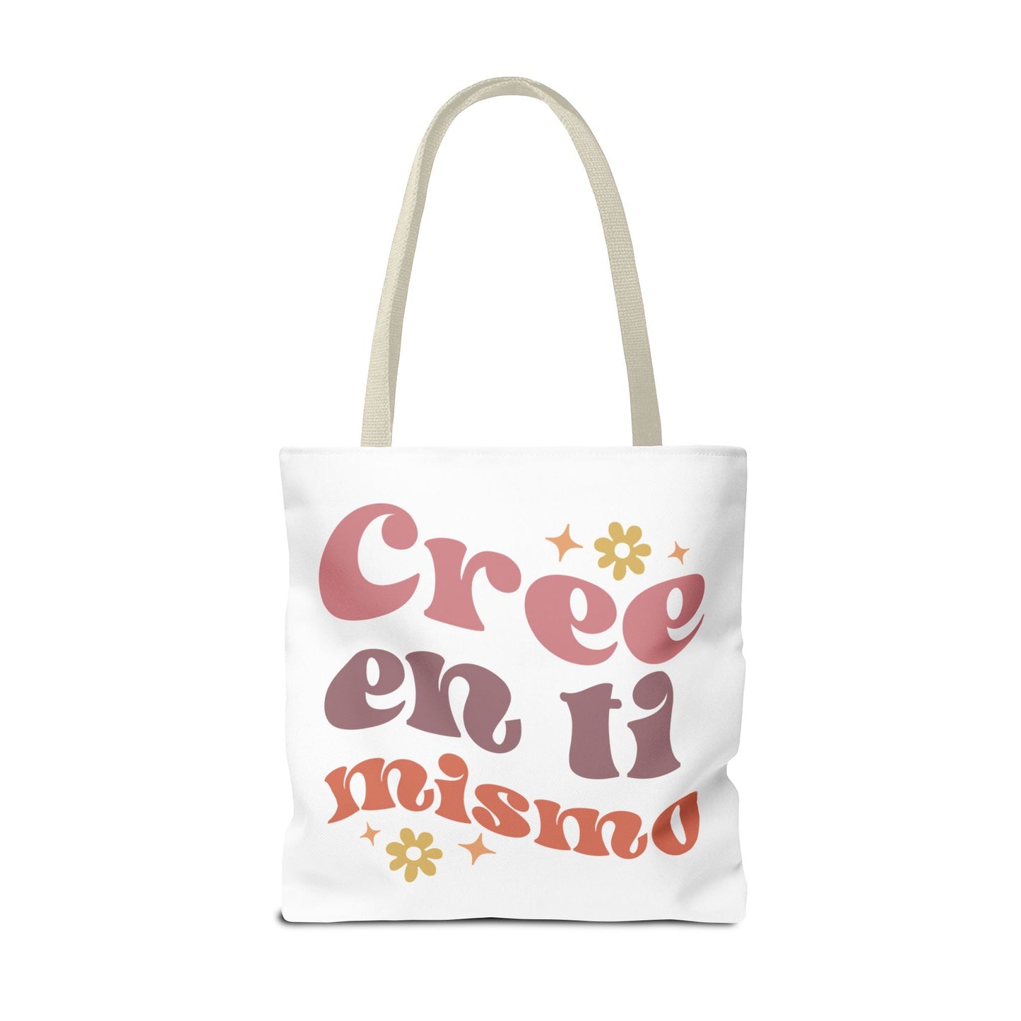 Cree en ti mismo - Motivational Tote Bag - Auralma Store
