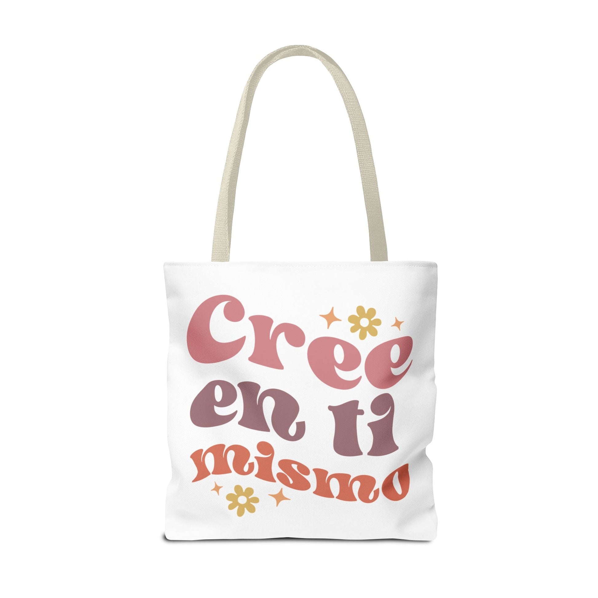 Cree en ti mismo - Motivational Tote Bag - Auralma Store