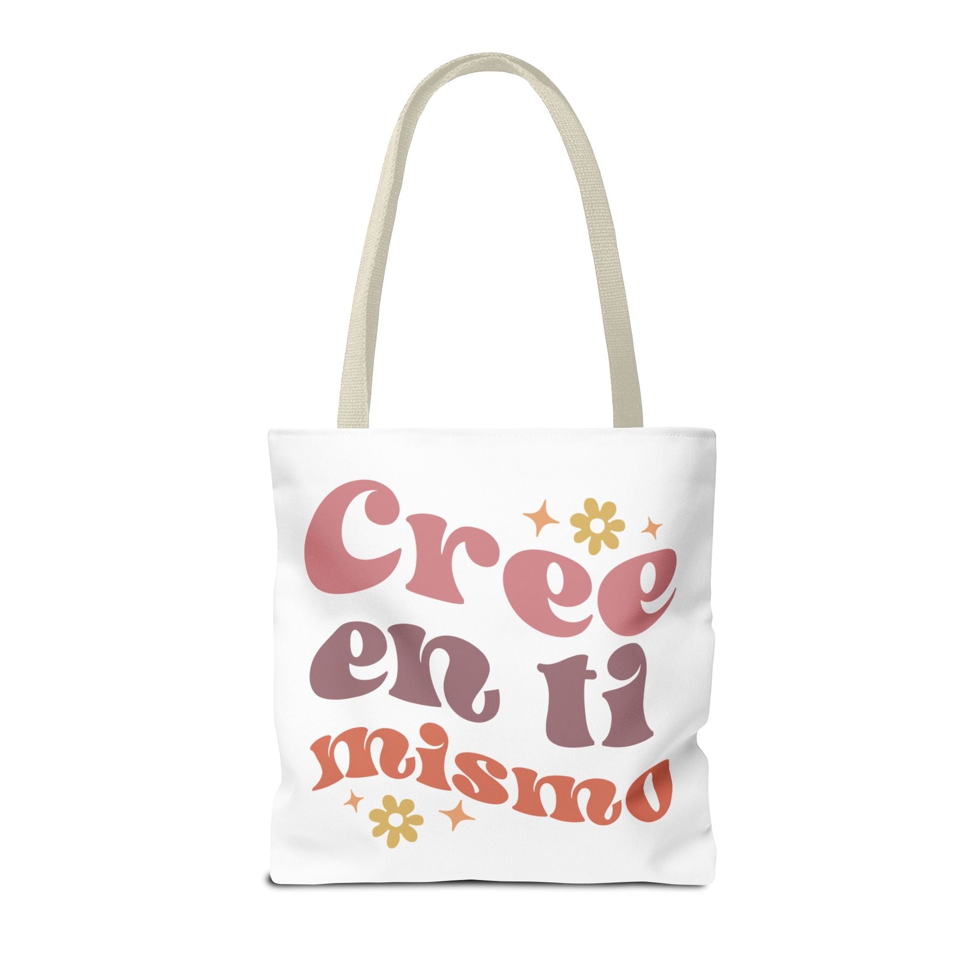 Cree en ti mismo - Motivational Tote Bag - Auralma Store