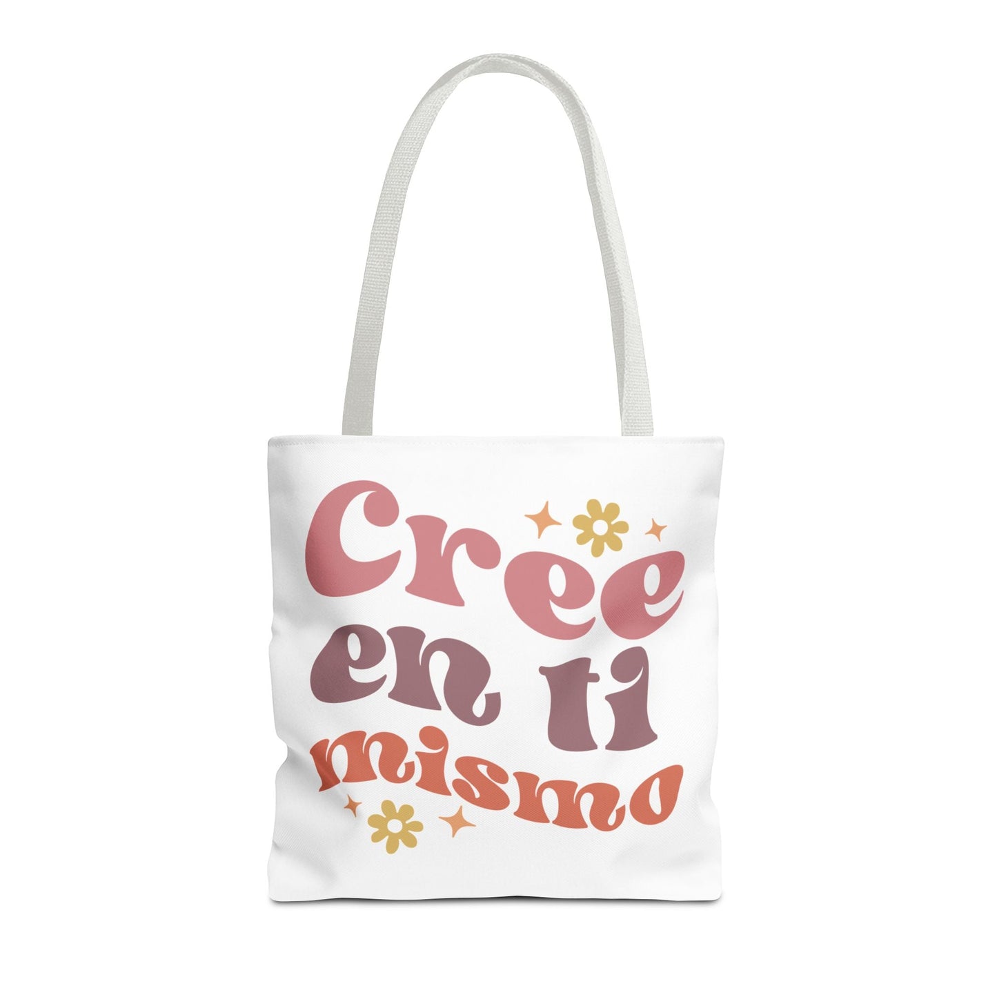 Cree en ti mismo - Motivational Tote Bag - Auralma Store