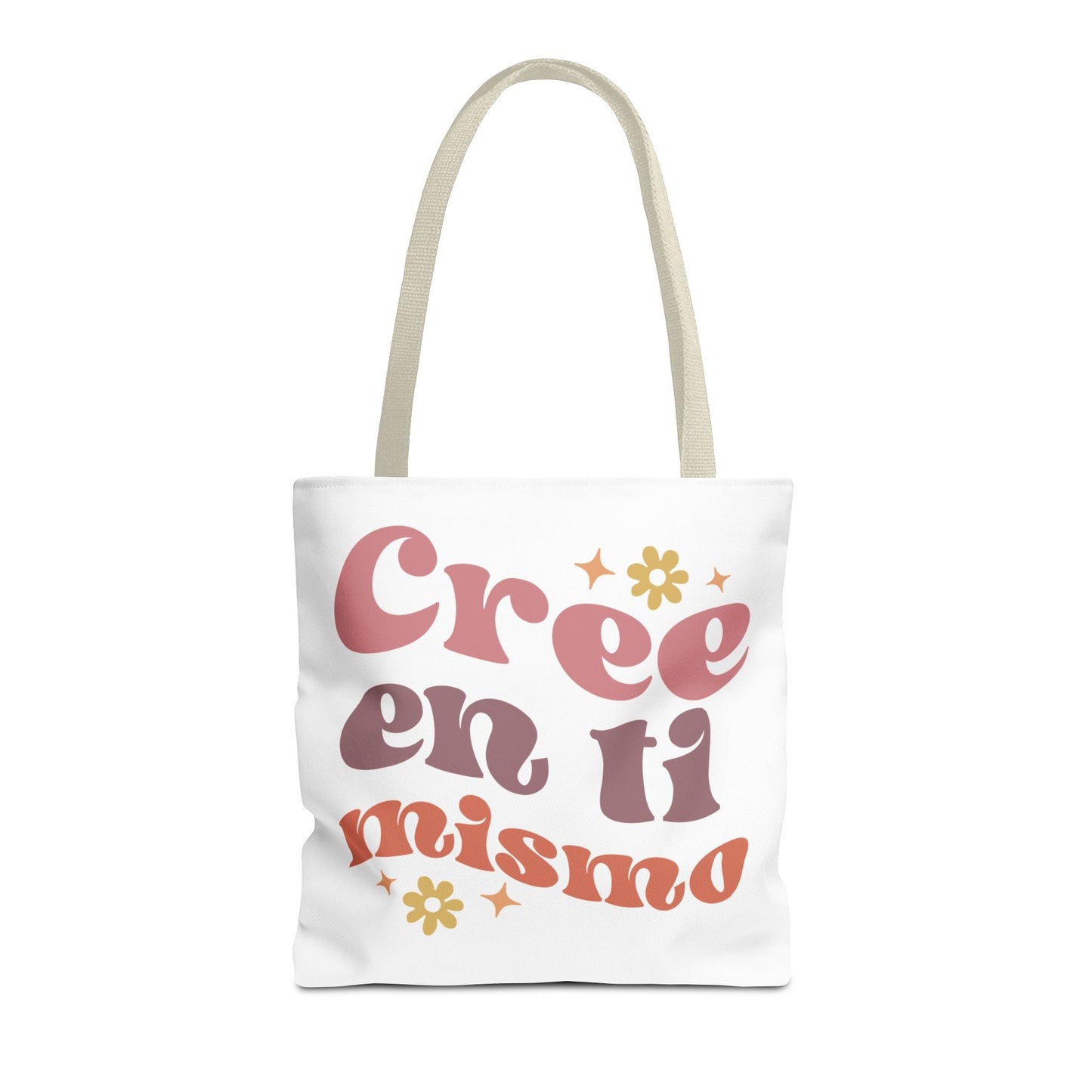 Cree en ti mismo - Motivational Tote Bag - Auralma Store