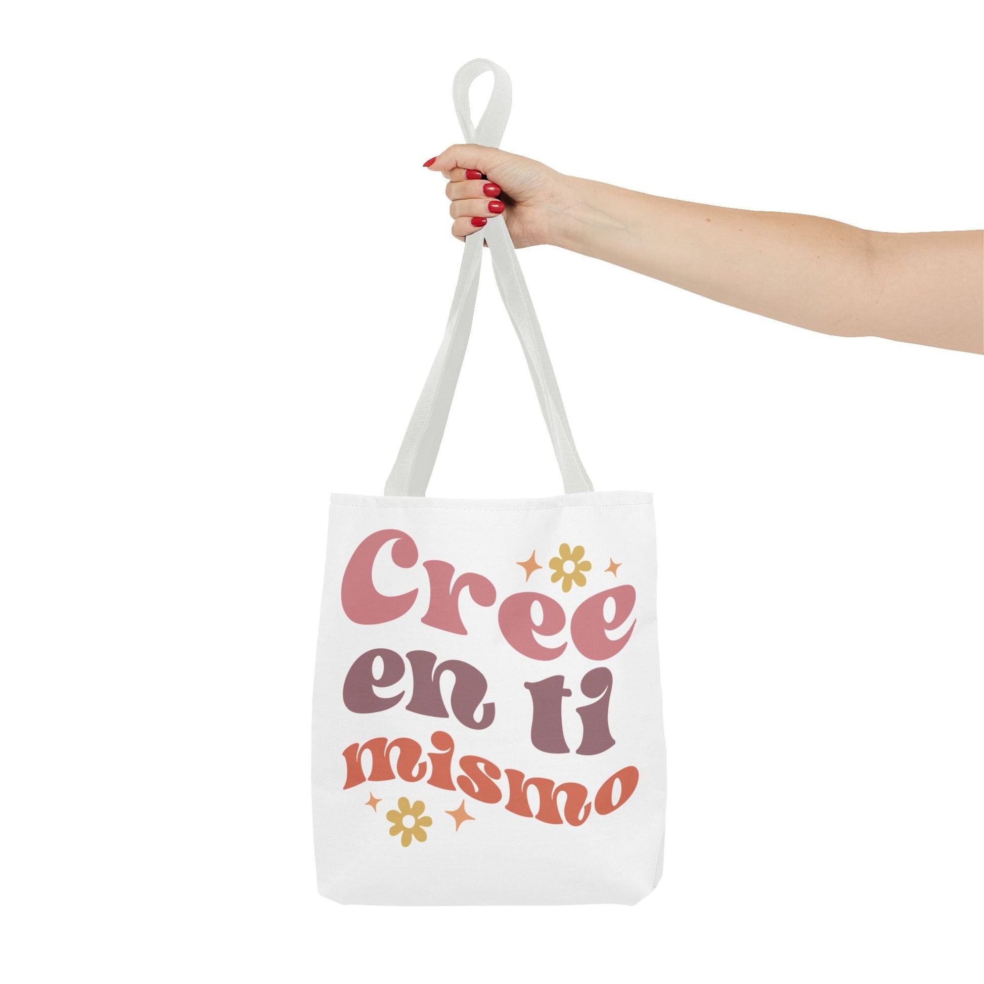 Cree en ti mismo - Motivational Tote Bag - Auralma Store