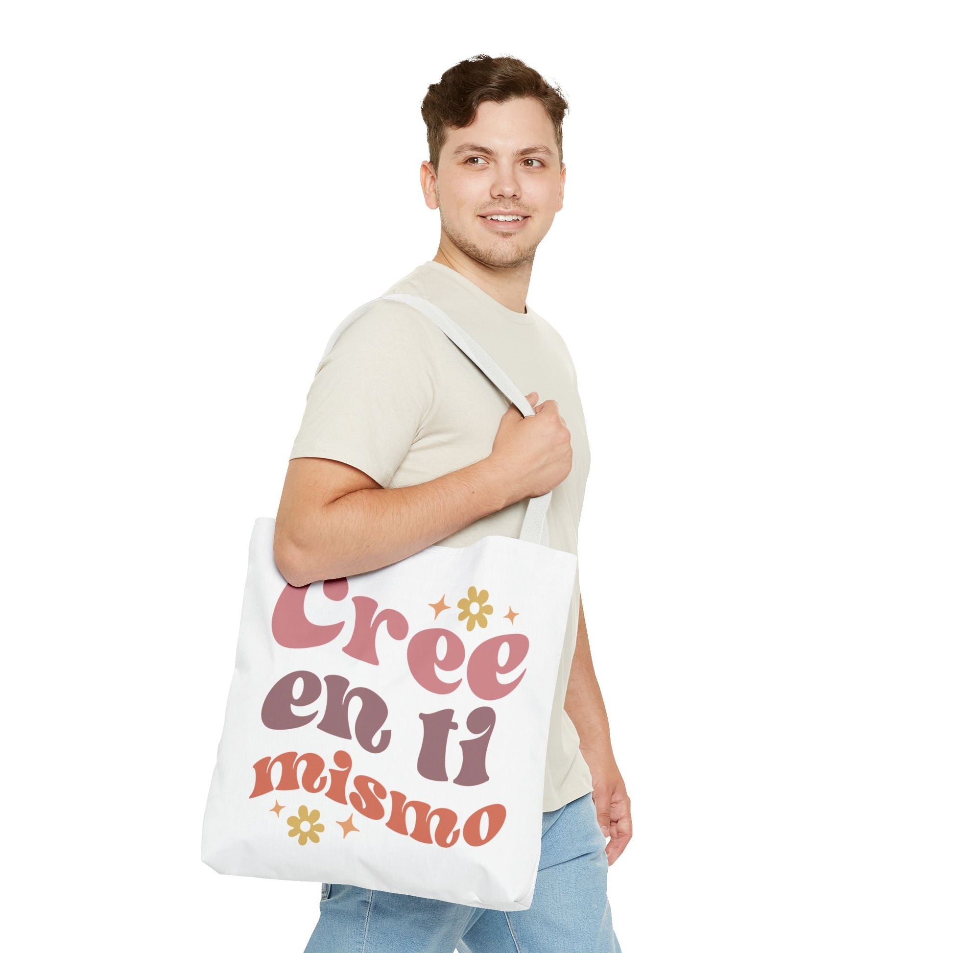 Cree en ti mismo - Motivational Tote Bag - Auralma Store