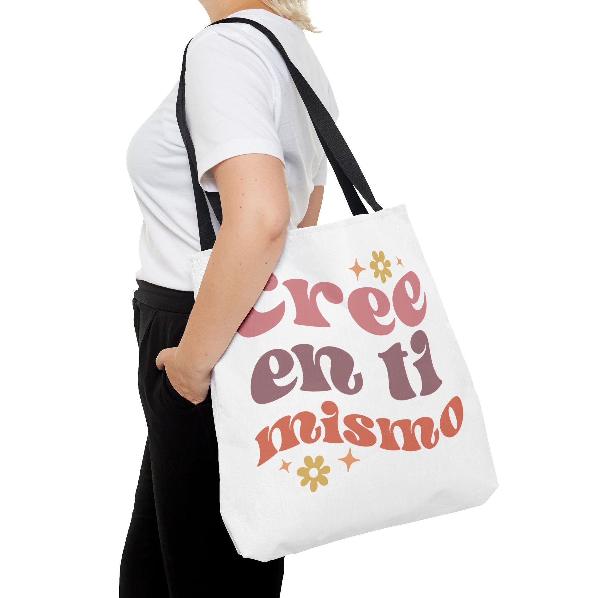 Cree en ti mismo - Motivational Tote Bag - Auralma Store