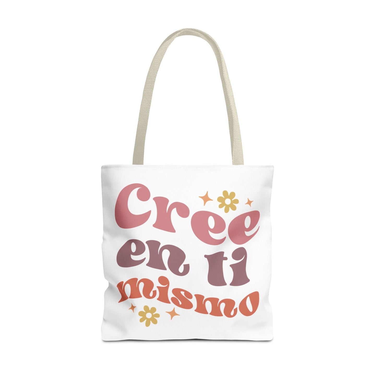 Cree en ti mismo - Motivational Tote Bag - Auralma Store
