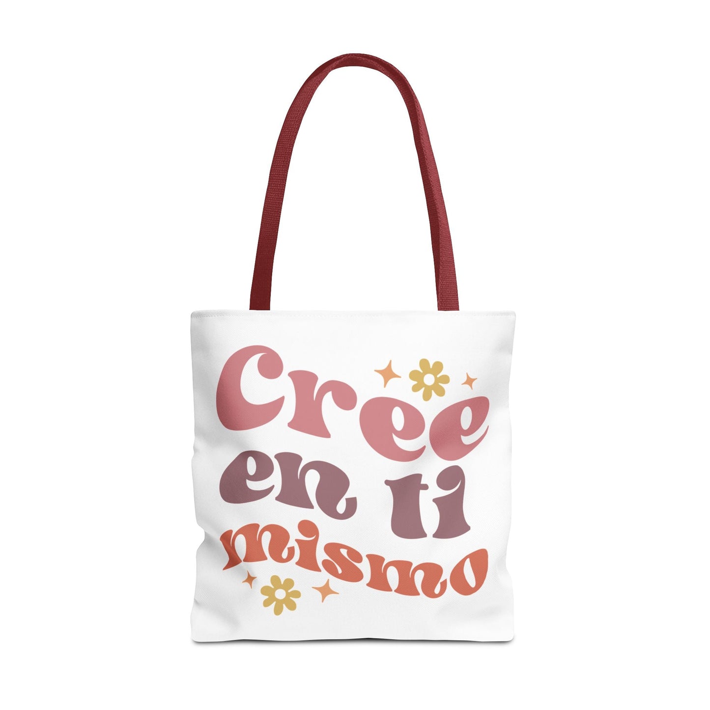 Cree en ti mismo - Motivational Tote Bag - Auralma Store