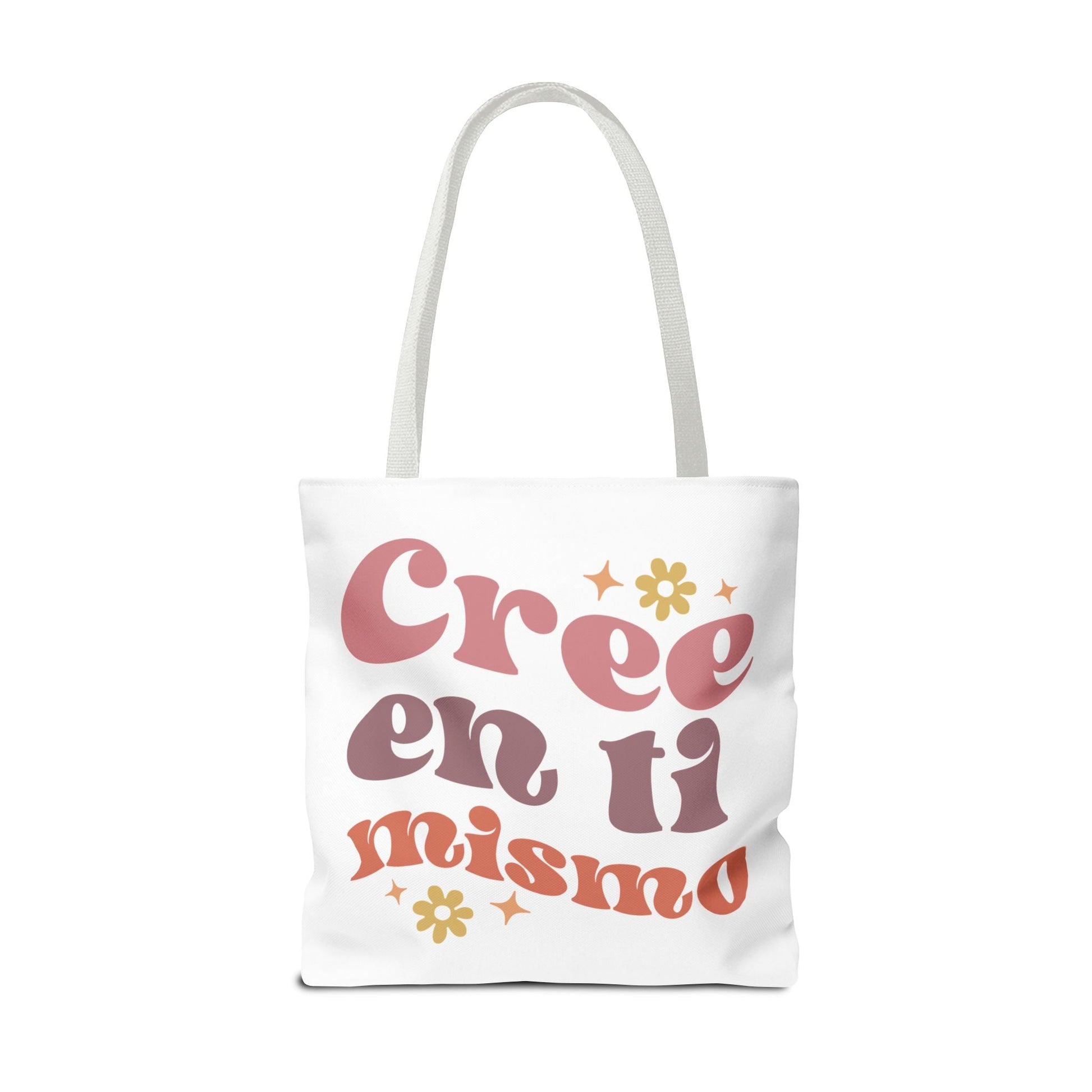 Cree en ti mismo - Motivational Tote Bag - Auralma Store