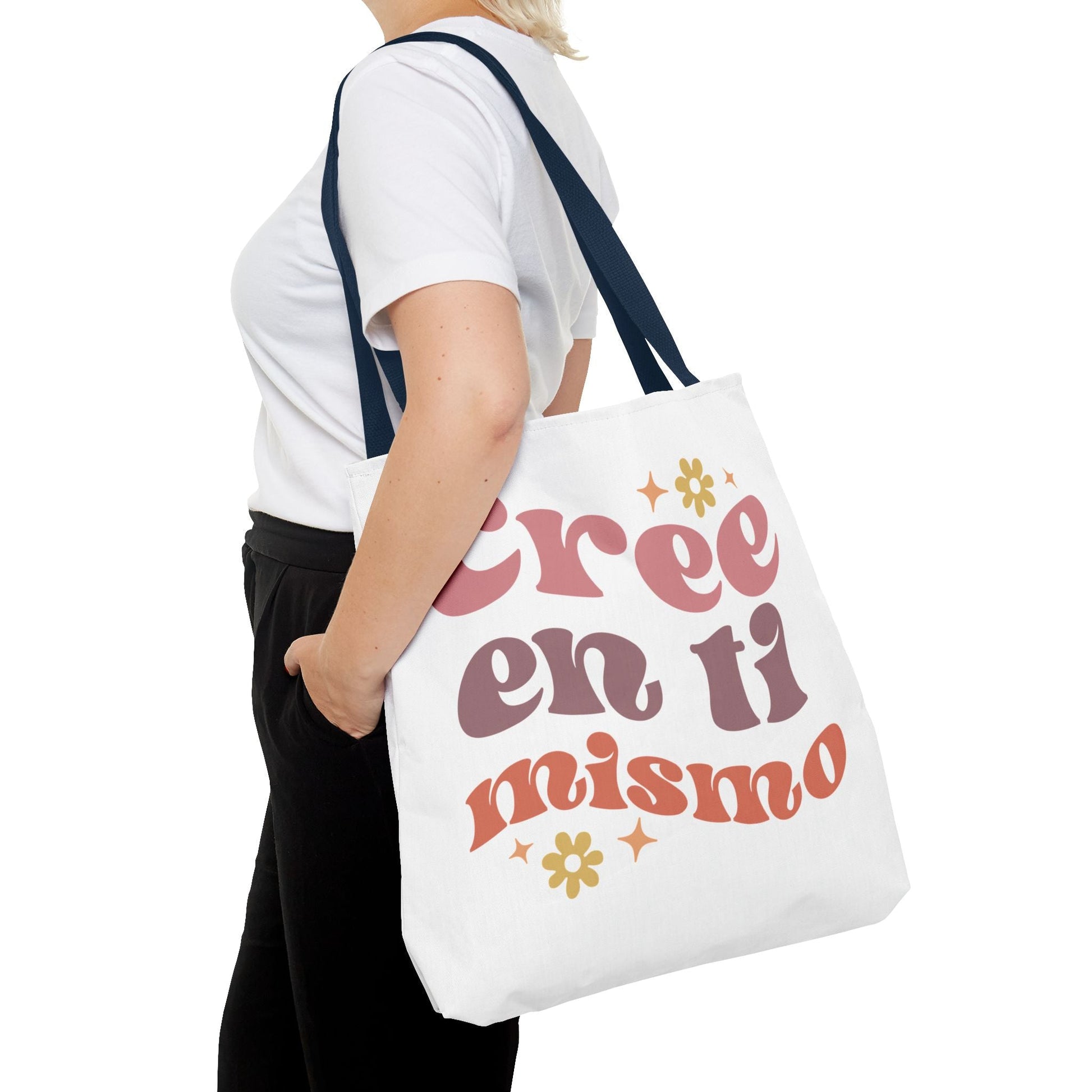 Cree en ti mismo - Motivational Tote Bag - Auralma Store