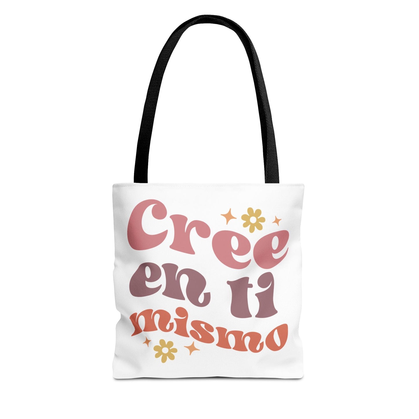 Cree en ti mismo - Motivational Tote Bag - Auralma Store