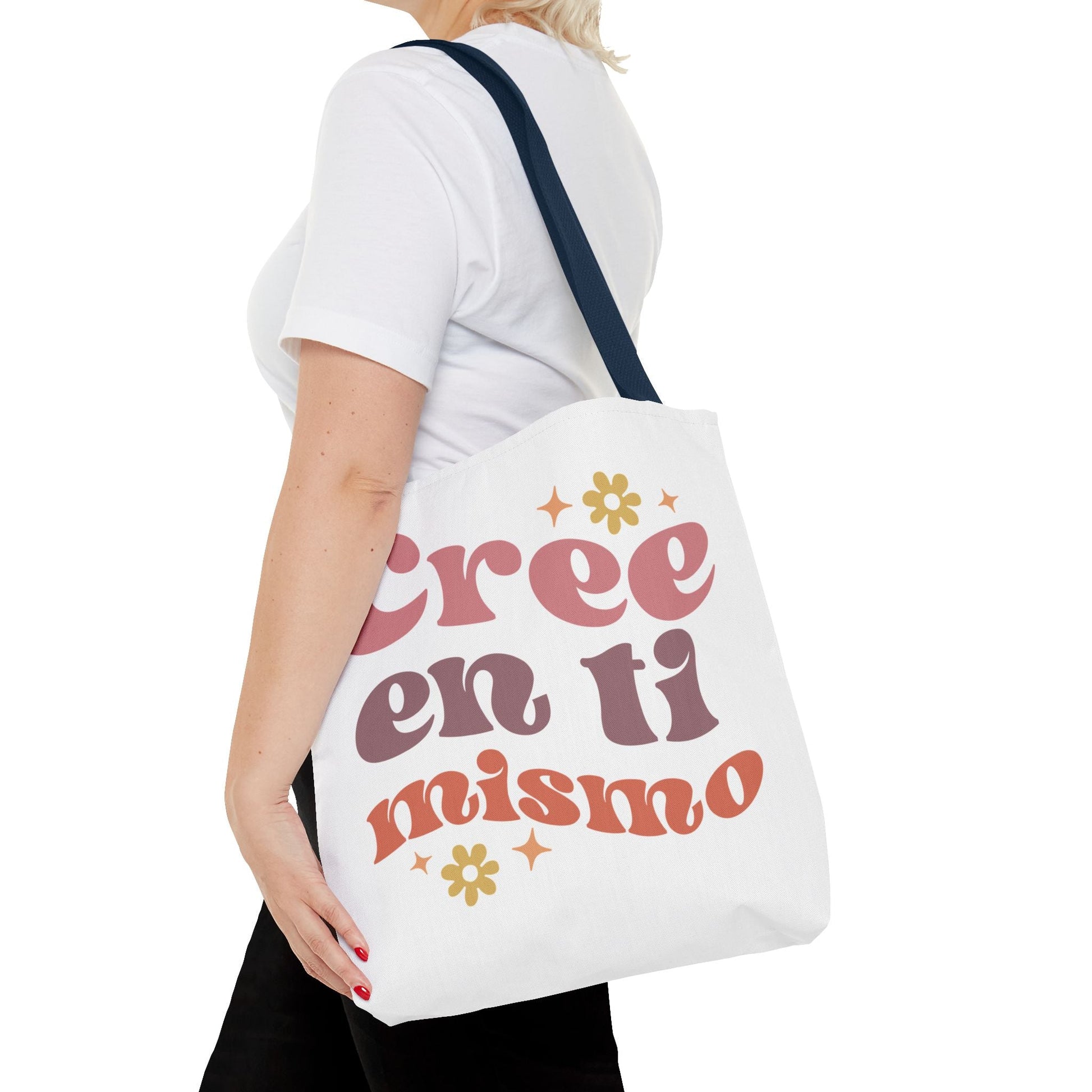 Cree en ti mismo - Motivational Tote Bag - Auralma Store
