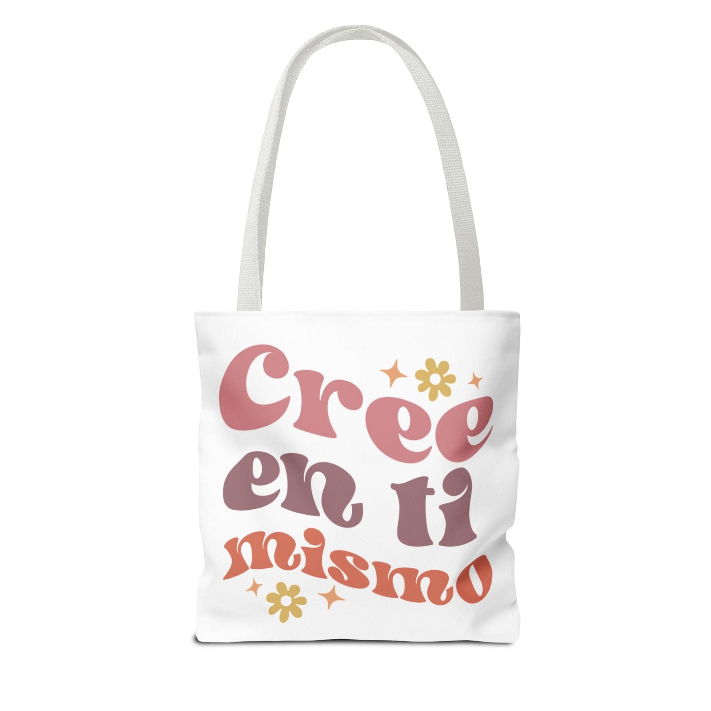 Cree en ti mismo - Motivational Tote Bag - Auralma Store