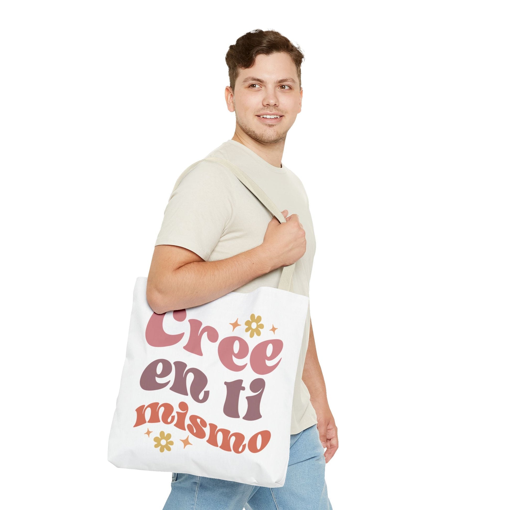 Cree en ti mismo - Motivational Tote Bag - Auralma Store