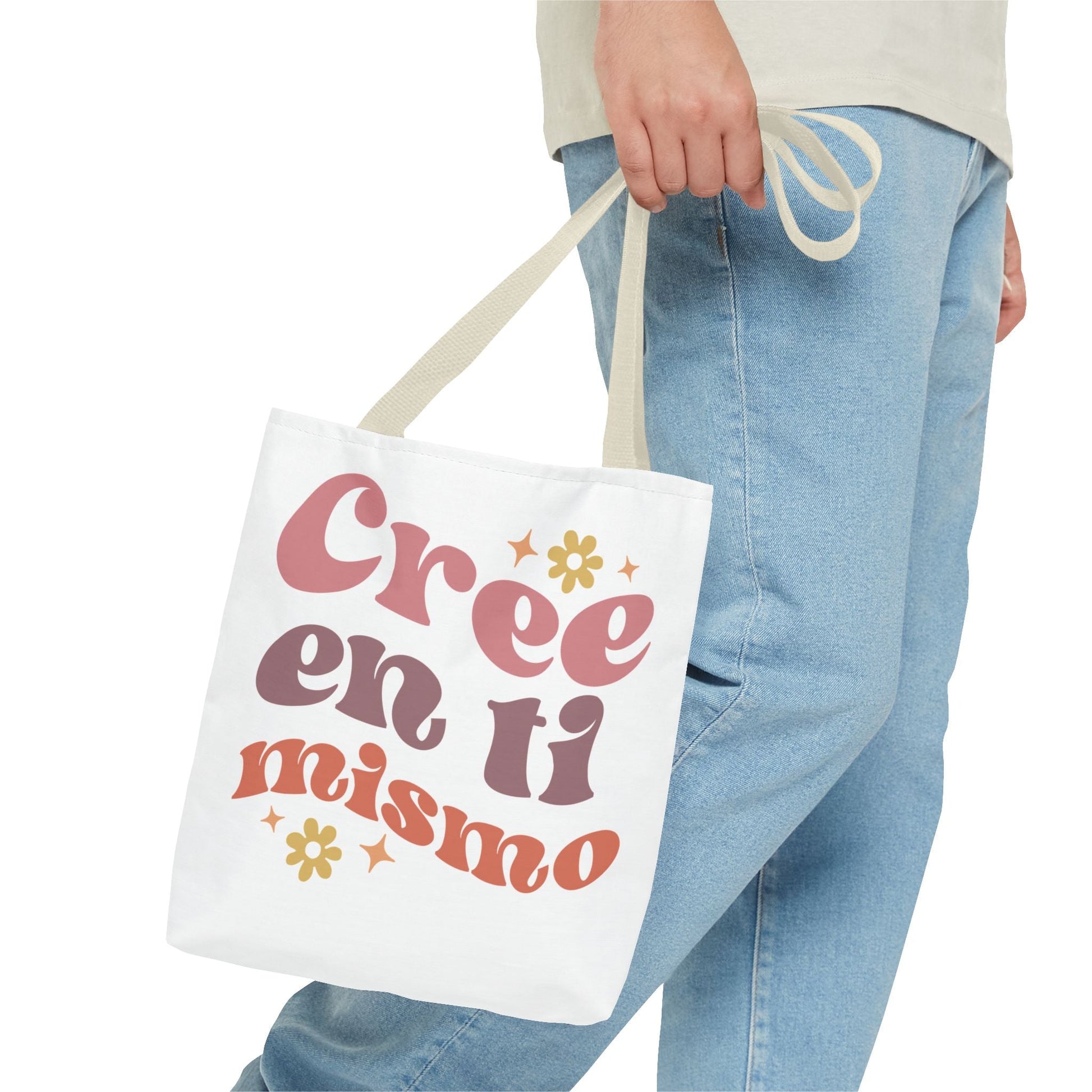 Cree en ti mismo - Motivational Tote Bag - Auralma Store