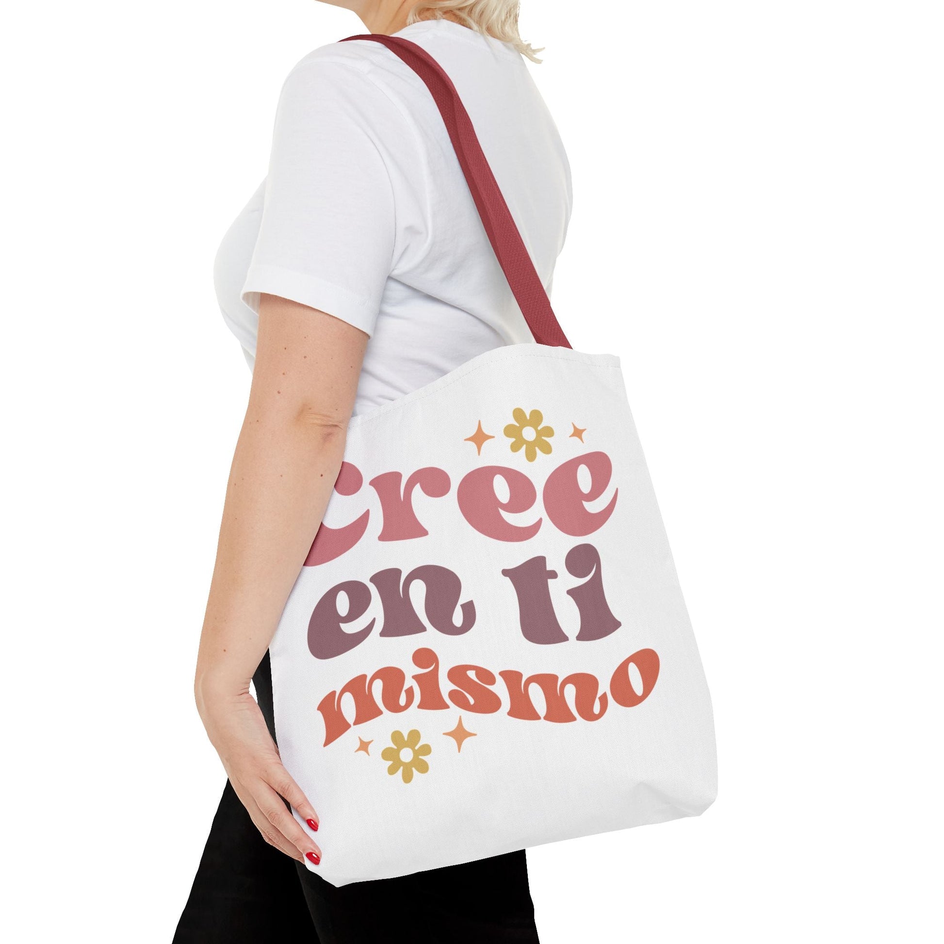 Cree en ti mismo - Motivational Tote Bag - Auralma Store
