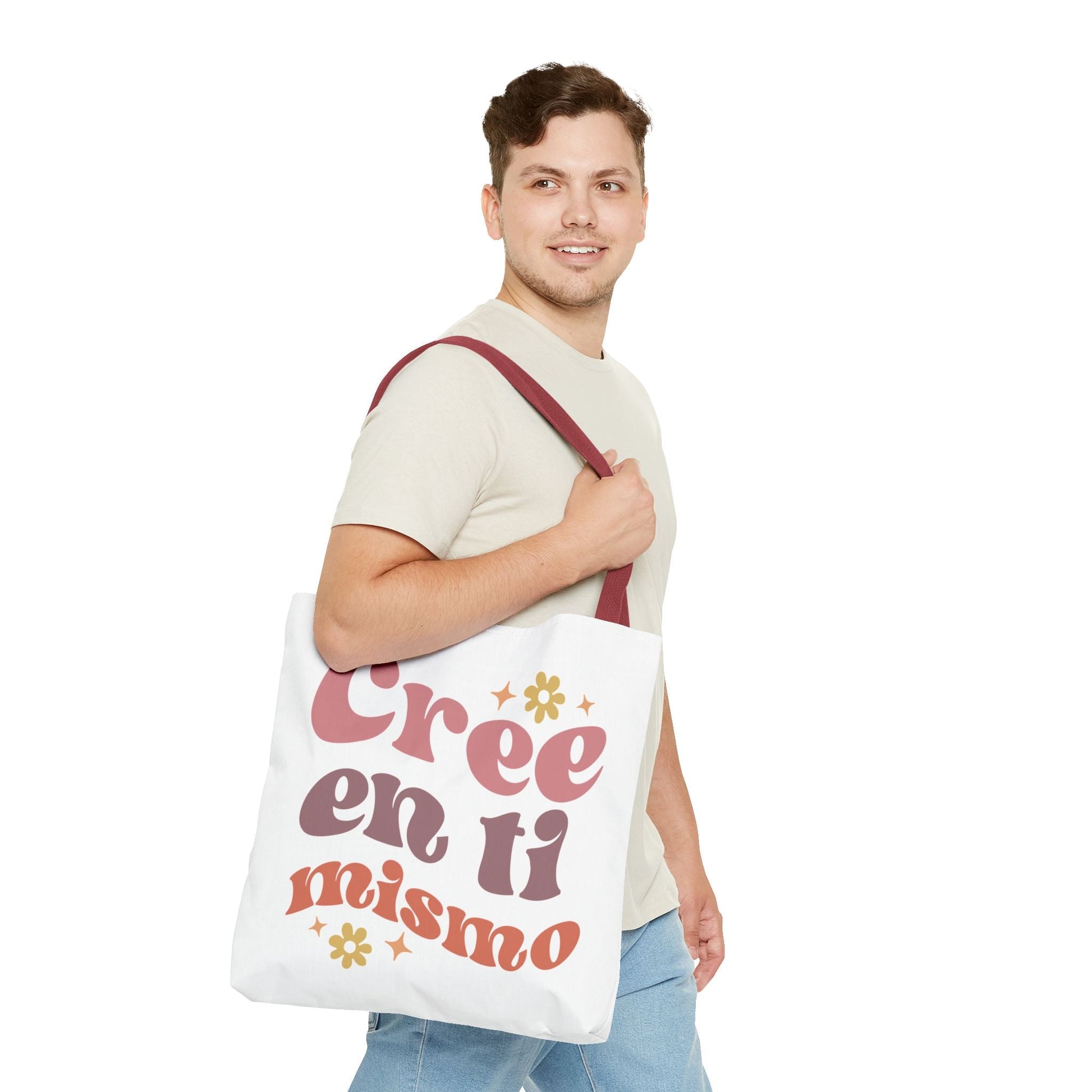 Cree en ti mismo - Motivational Tote Bag - Auralma Store