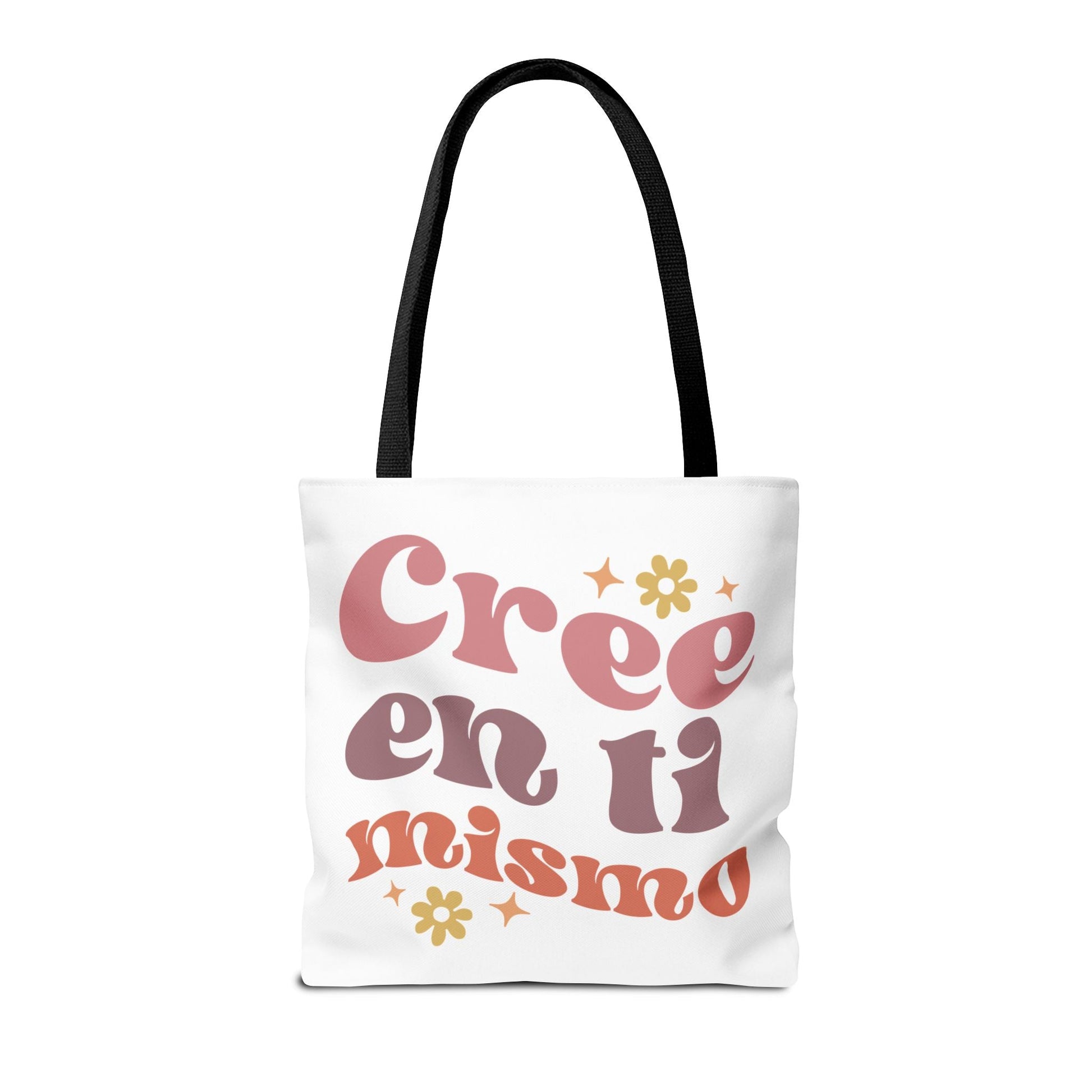 Cree en ti mismo - Motivational Tote Bag - Auralma Store