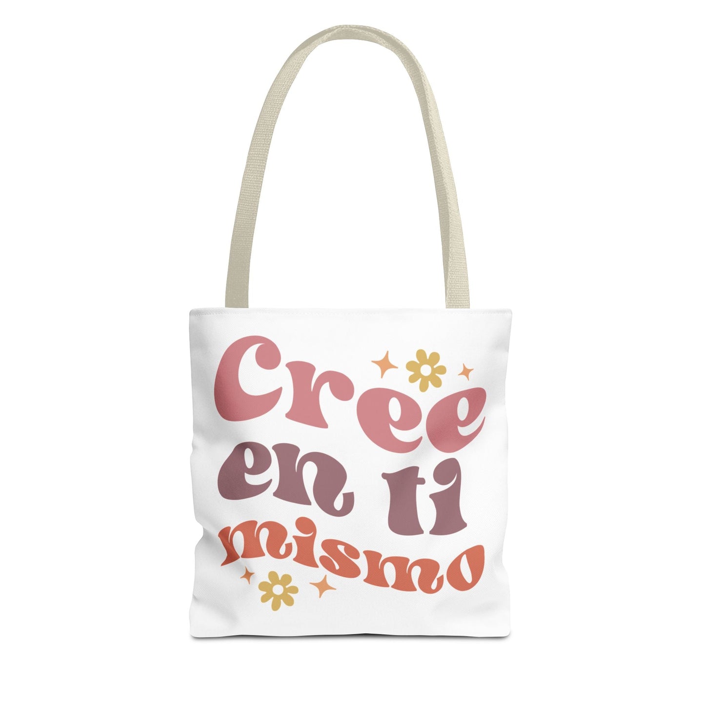 Cree en ti mismo - Motivational Tote Bag - Auralma Store