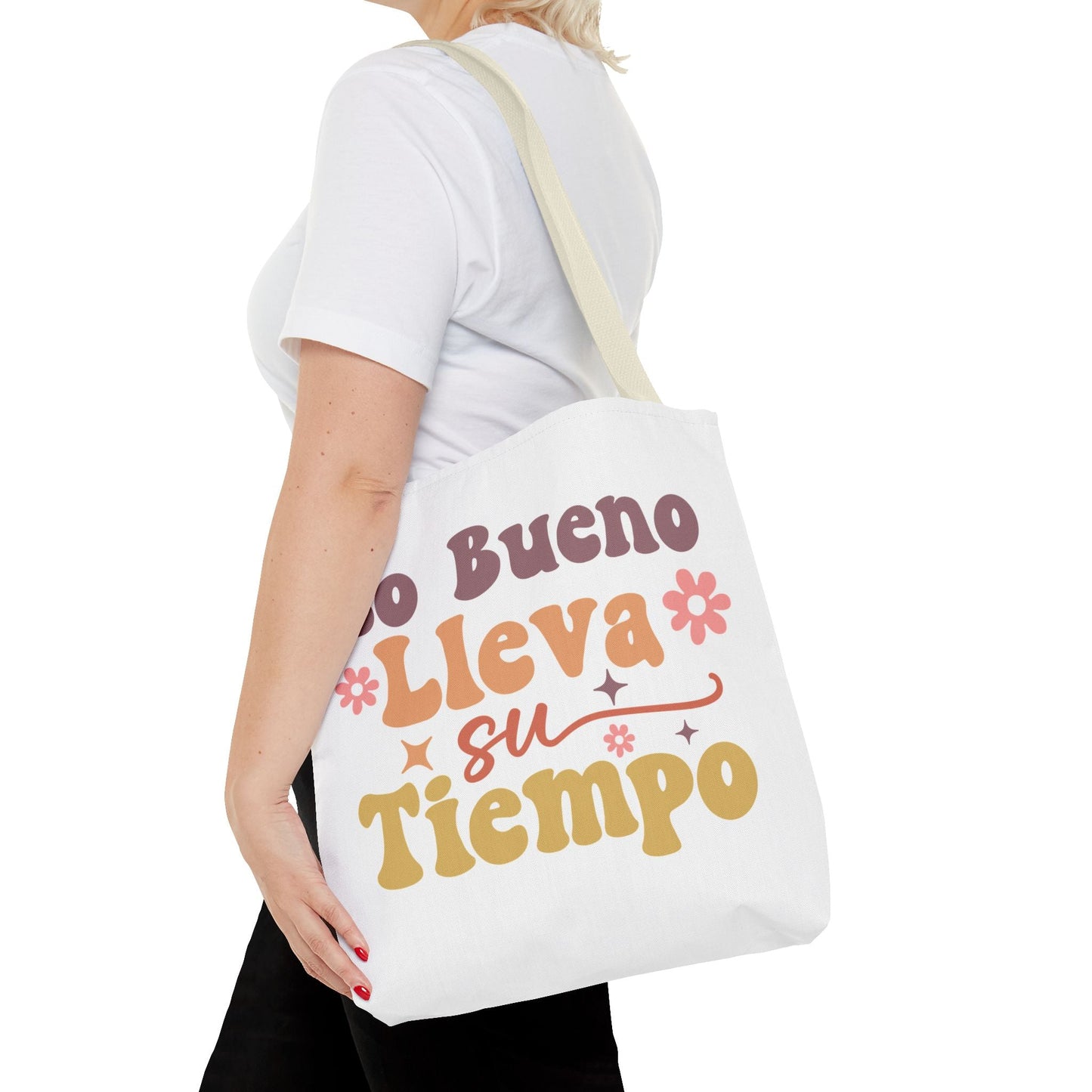 Lo Bueno Lleva Su Tiempo - Tote Bag - Auralma Store