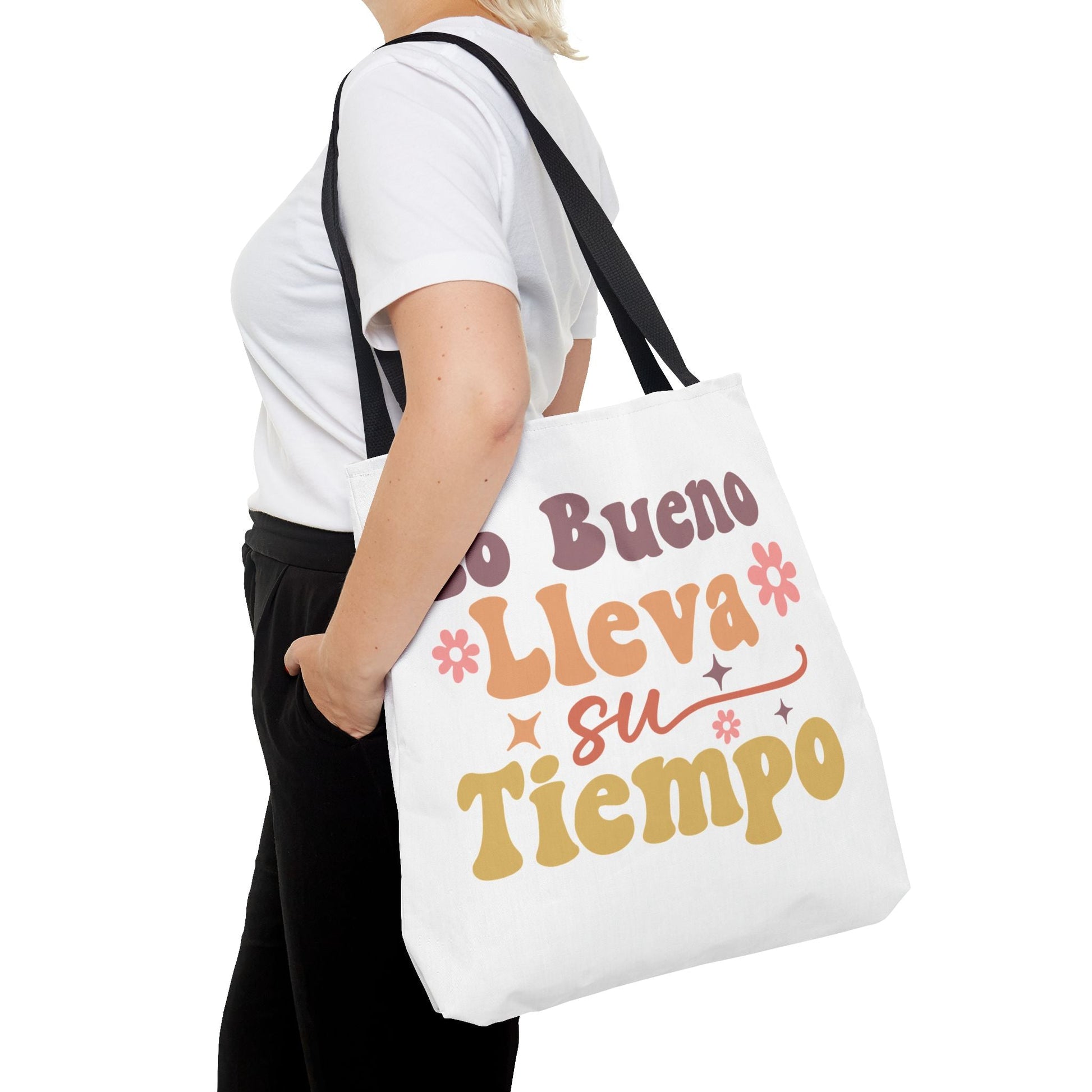 Lo Bueno Lleva Su Tiempo - Tote Bag - Auralma Store
