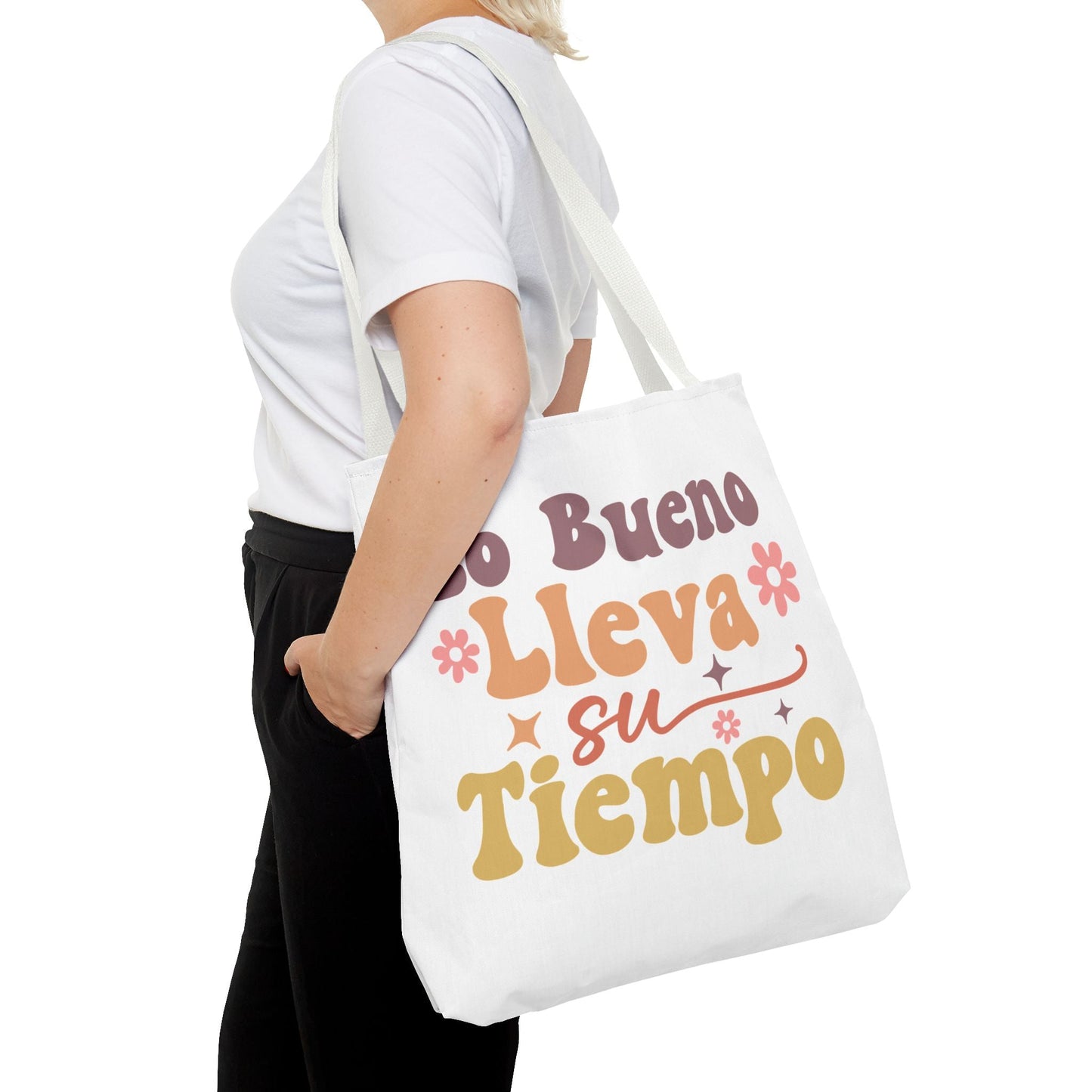 Lo Bueno Lleva Su Tiempo - Tote Bag - Auralma Store