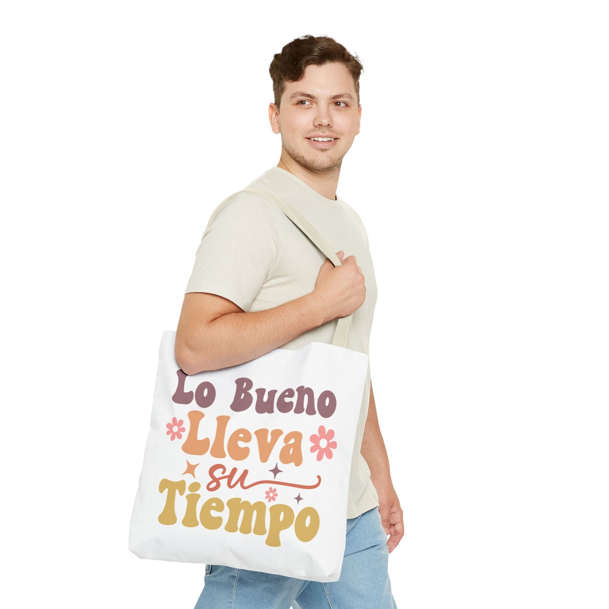 Lo Bueno Lleva Su Tiempo - Tote Bag - Auralma Store