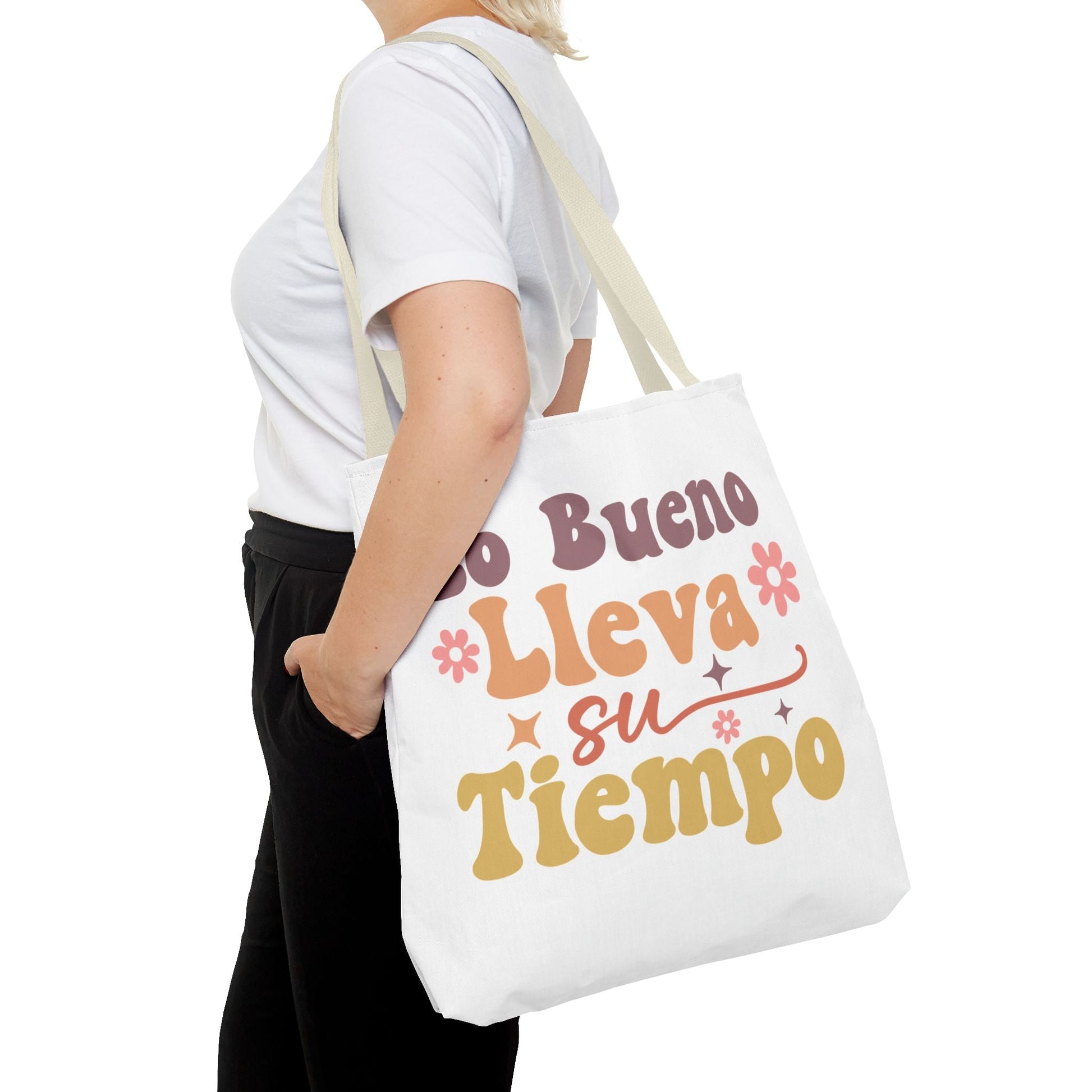 Lo Bueno Lleva Su Tiempo - Tote Bag - Auralma Store