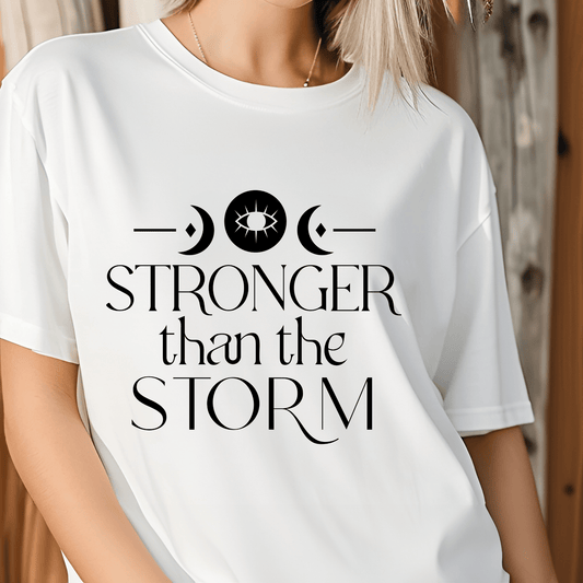Stronger Than The Storm T-shirt - Butterfly Sweats