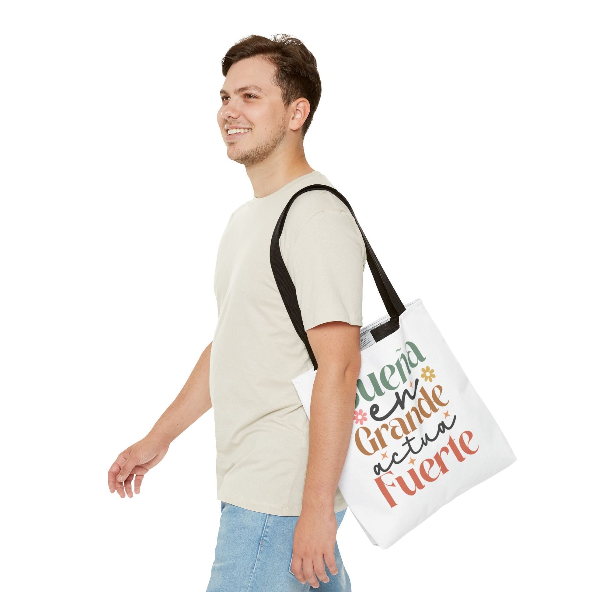 Sueña en Grande, Actúa Fuerte - Tote Bag - Auralma Store