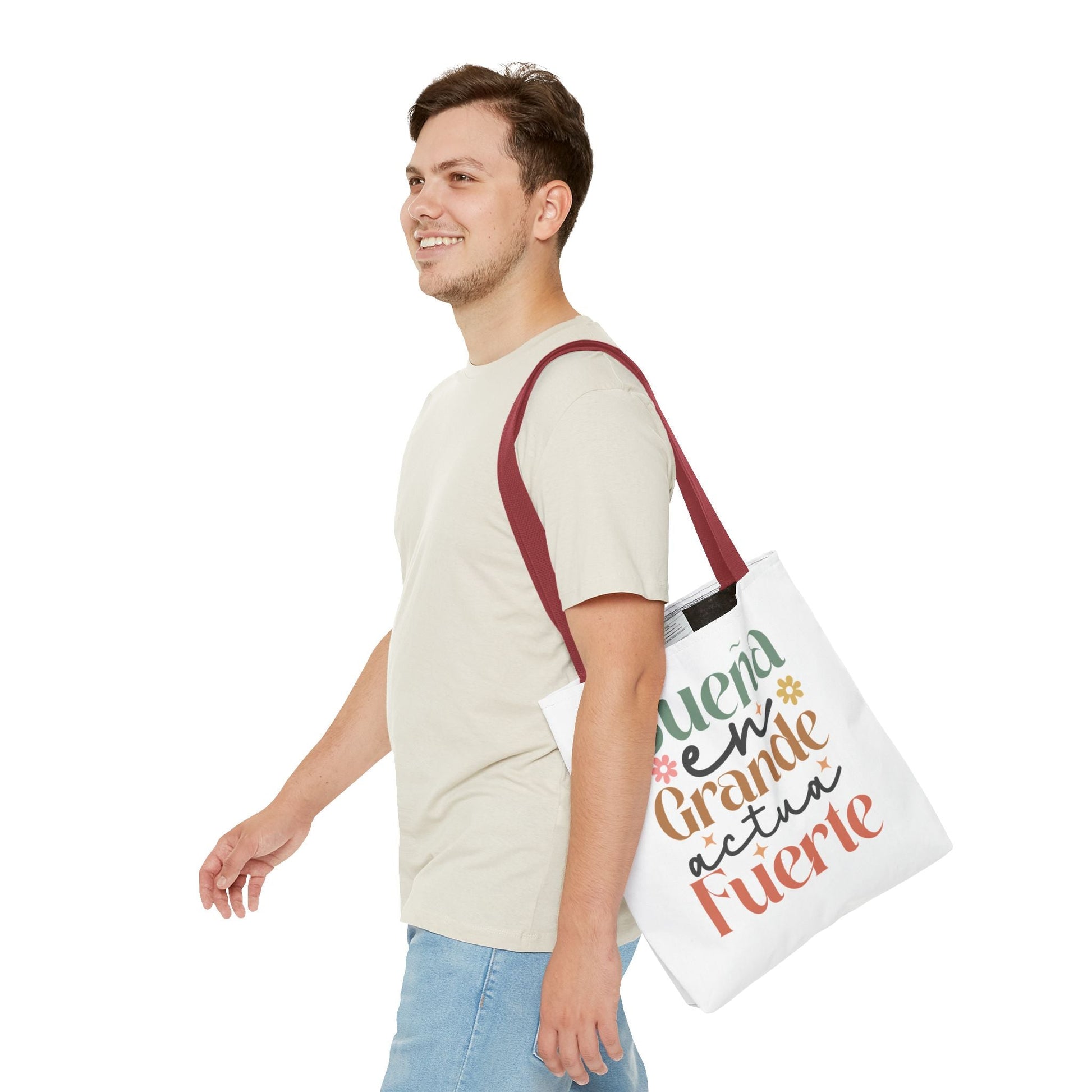 Sueña en Grande, Actúa Fuerte - Tote Bag - Auralma Store