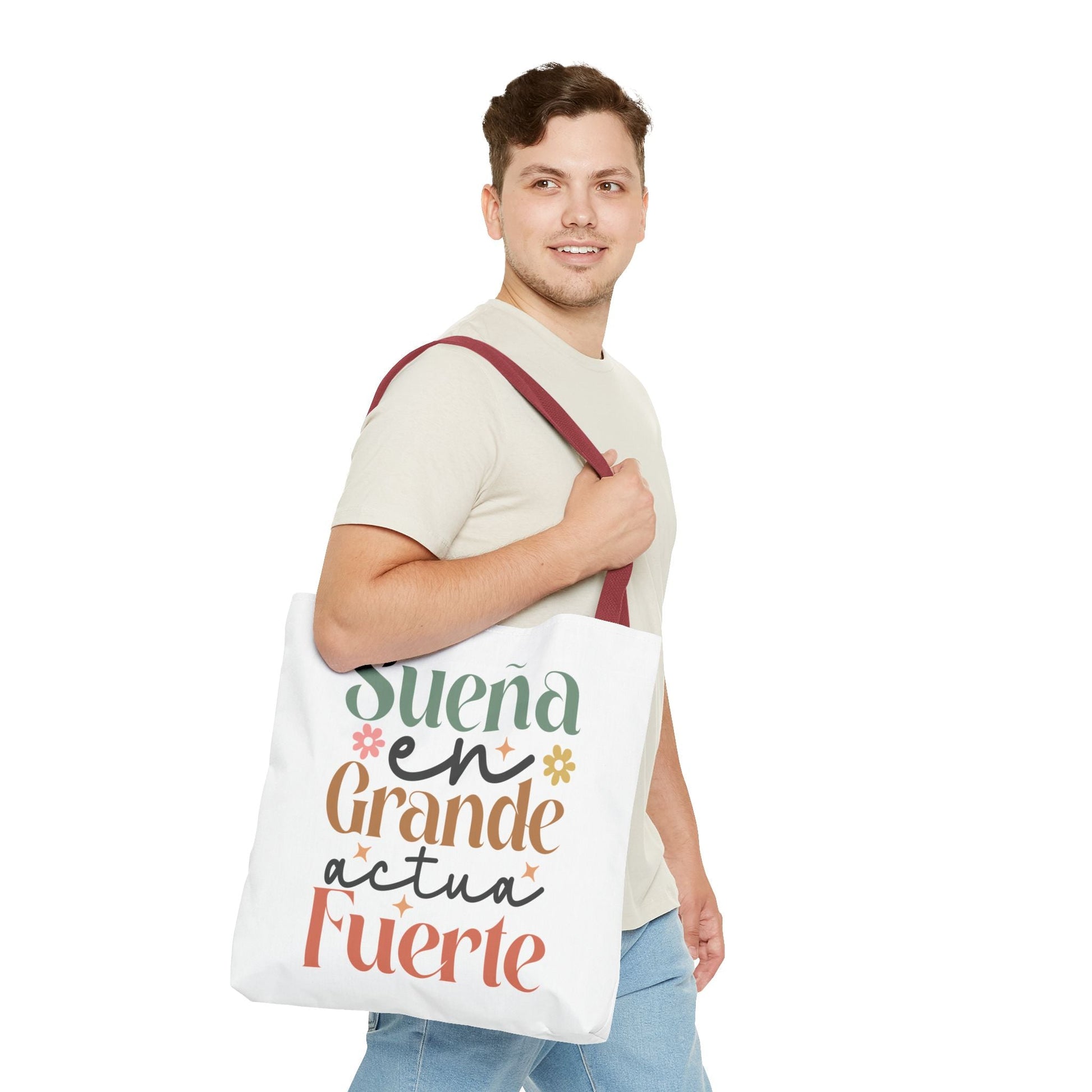 Sueña en Grande, Actúa Fuerte - Tote Bag - Auralma Store