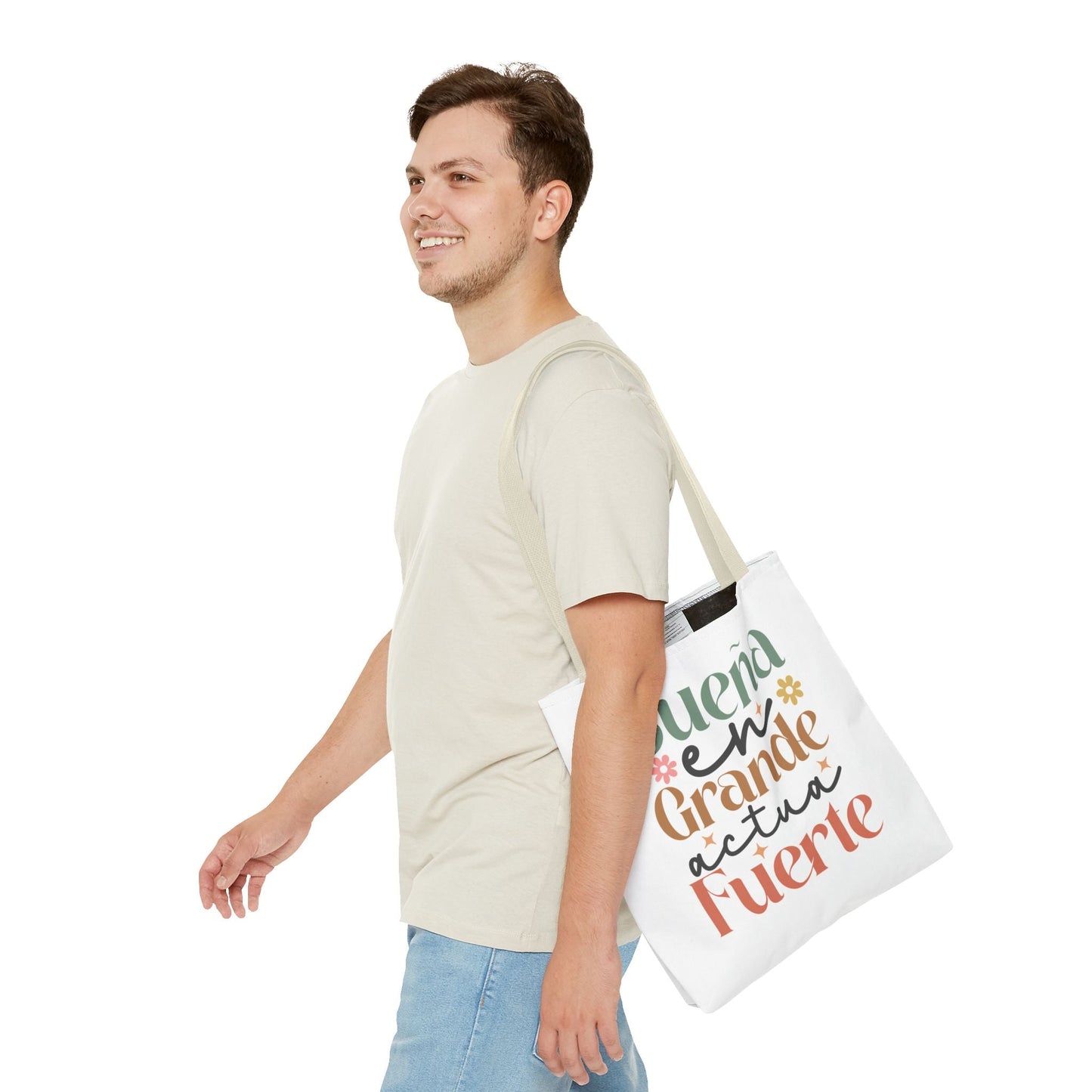 Sueña en Grande, Actúa Fuerte - Tote Bag - Auralma Store