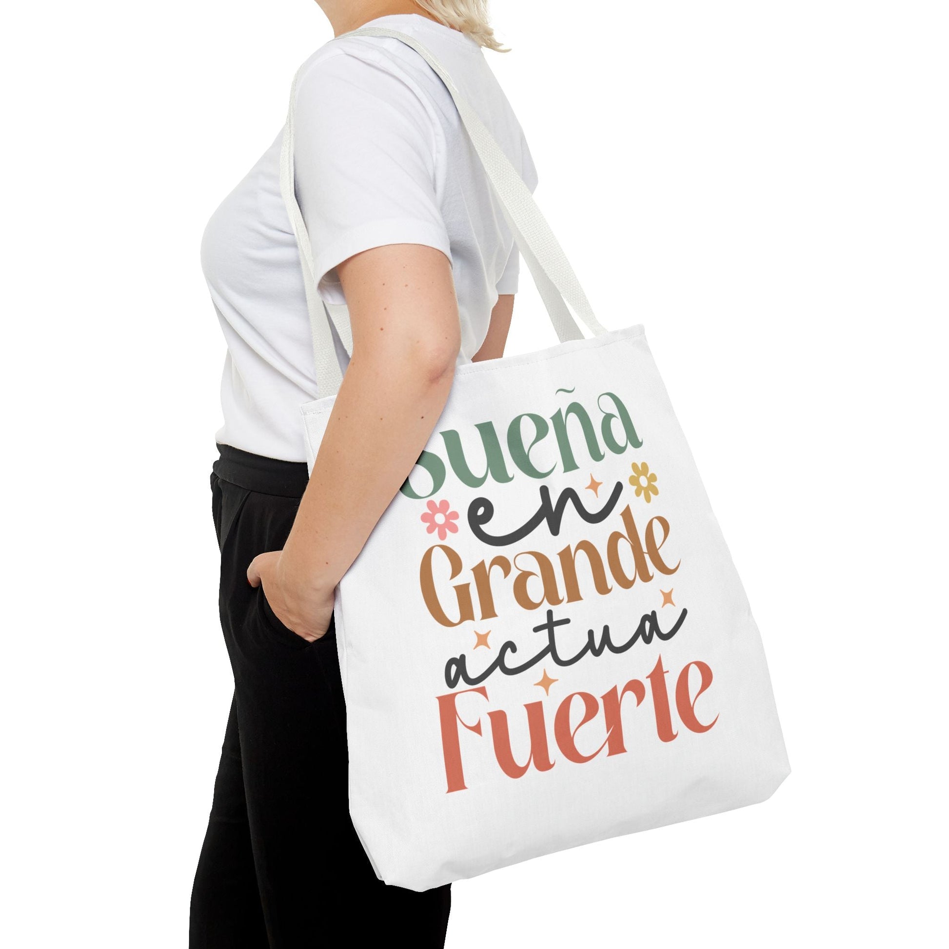 Sueña en Grande, Actúa Fuerte - Tote Bag - Auralma Store