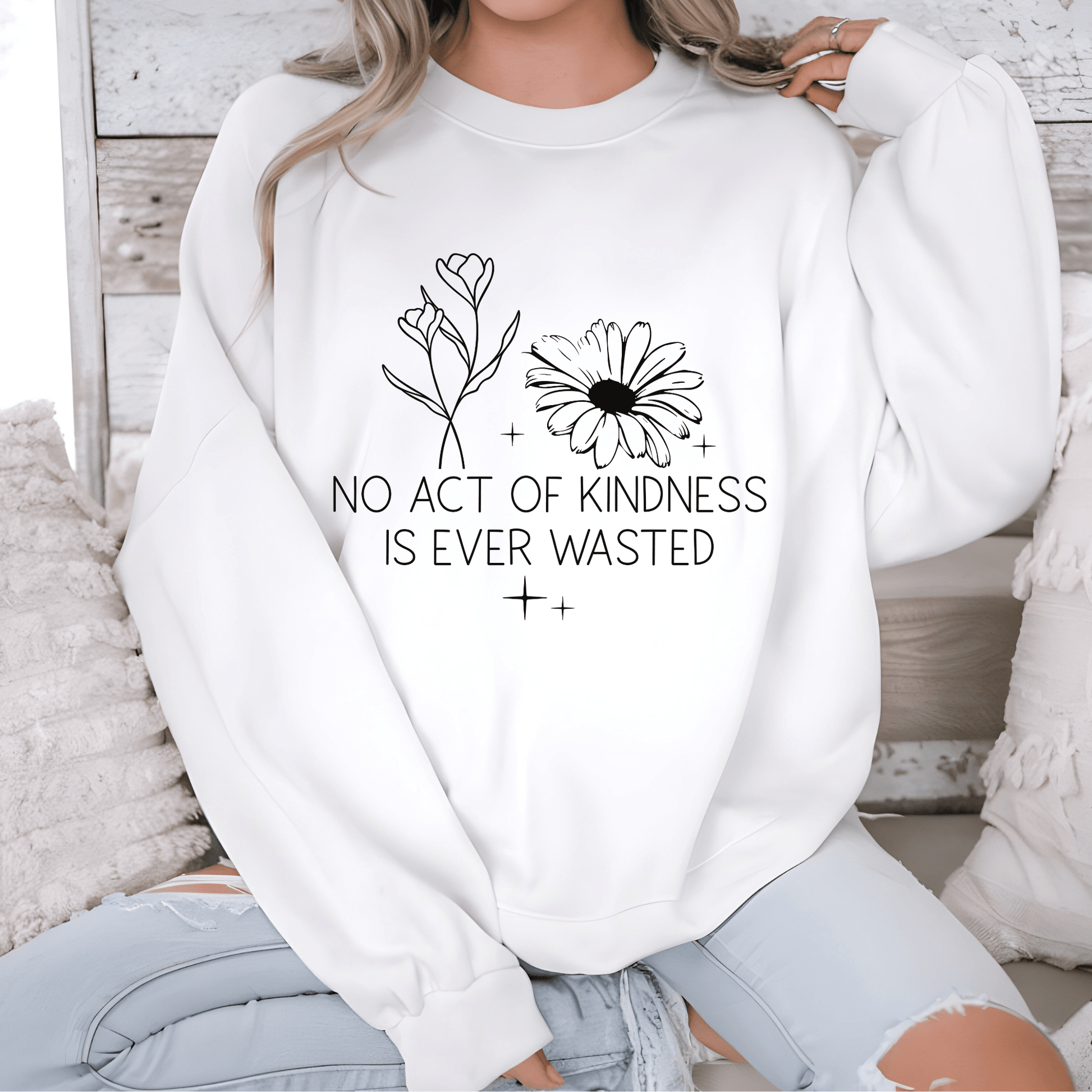Wildflower Sweatshirt - Butterfly Sweats
